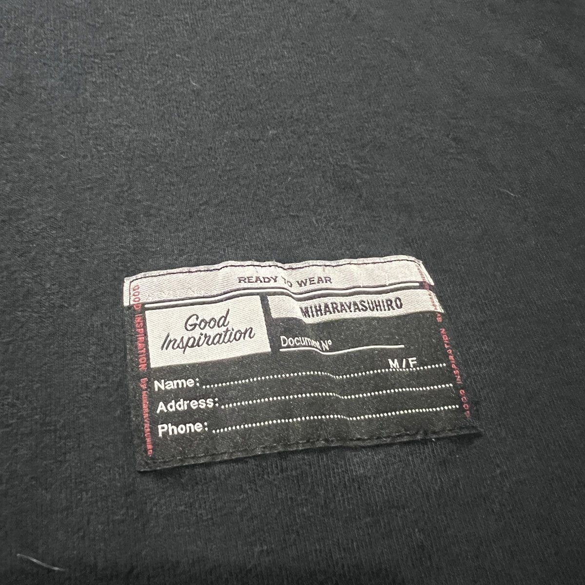 Maison MIHARA YASUHIRO GU × Maison MIHARA YASUHIRO Tee L Size US L / EU 52-54 / 3 - 6 Thumbnail