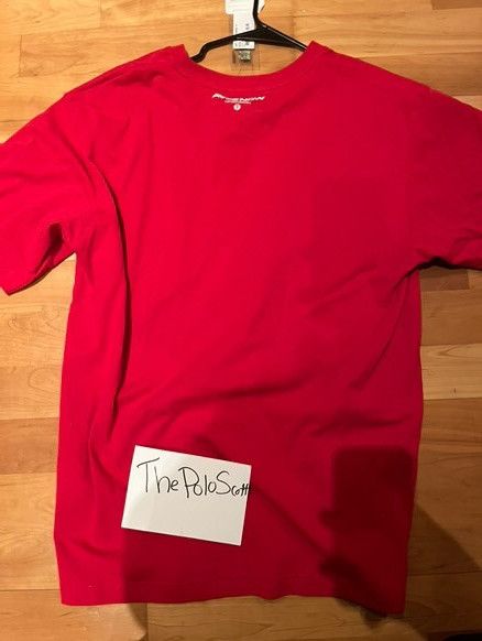 Aape AAPE BY A BATHING APE Red Embrodiered T-Shirt Size US XL / EU 56 / 4 - 2 Thumbnail