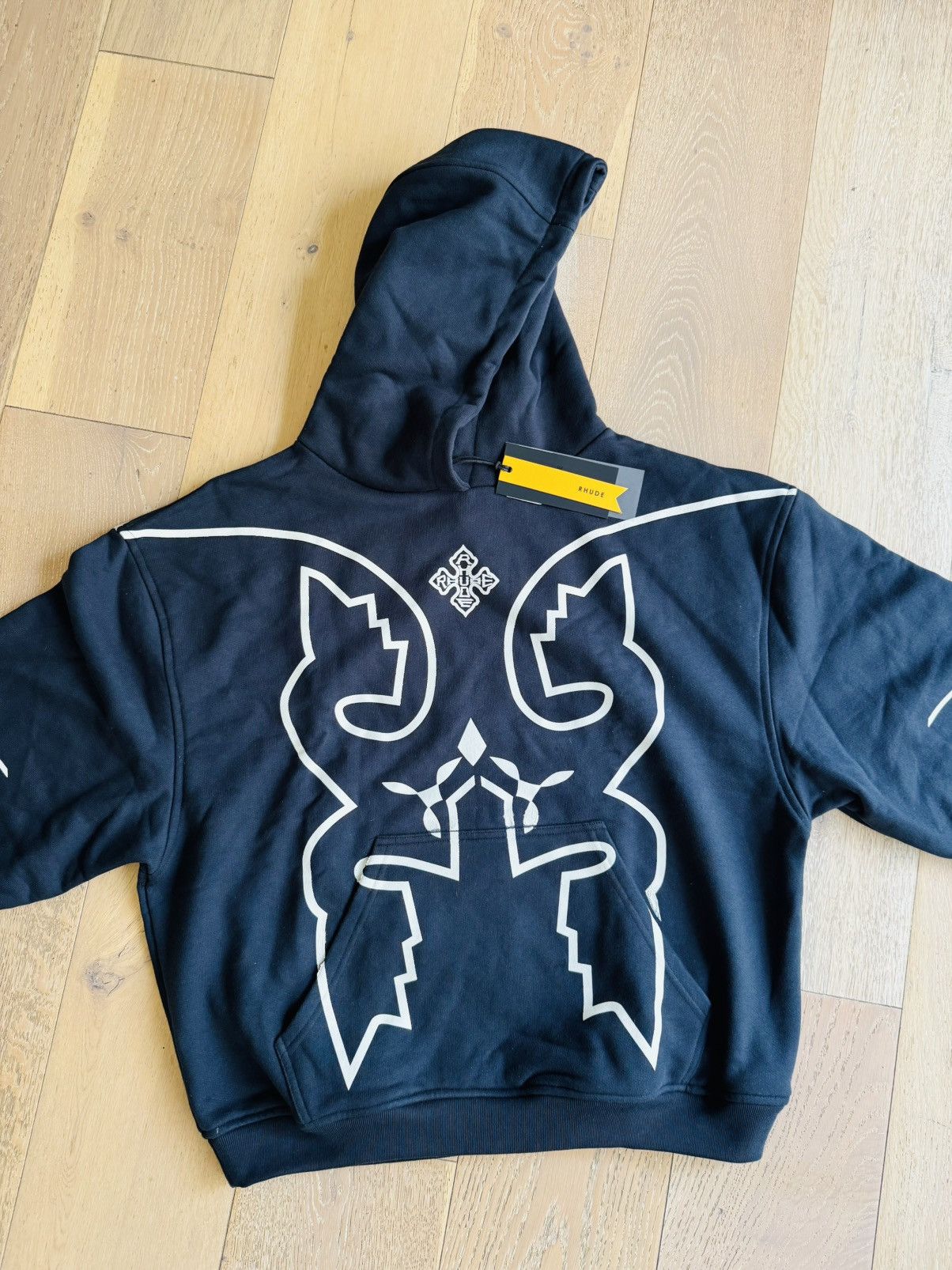 Rhude Rhude Western Logo Hoodie Large Size US L / EU 52-54 / 3 - 2 Thumbnail