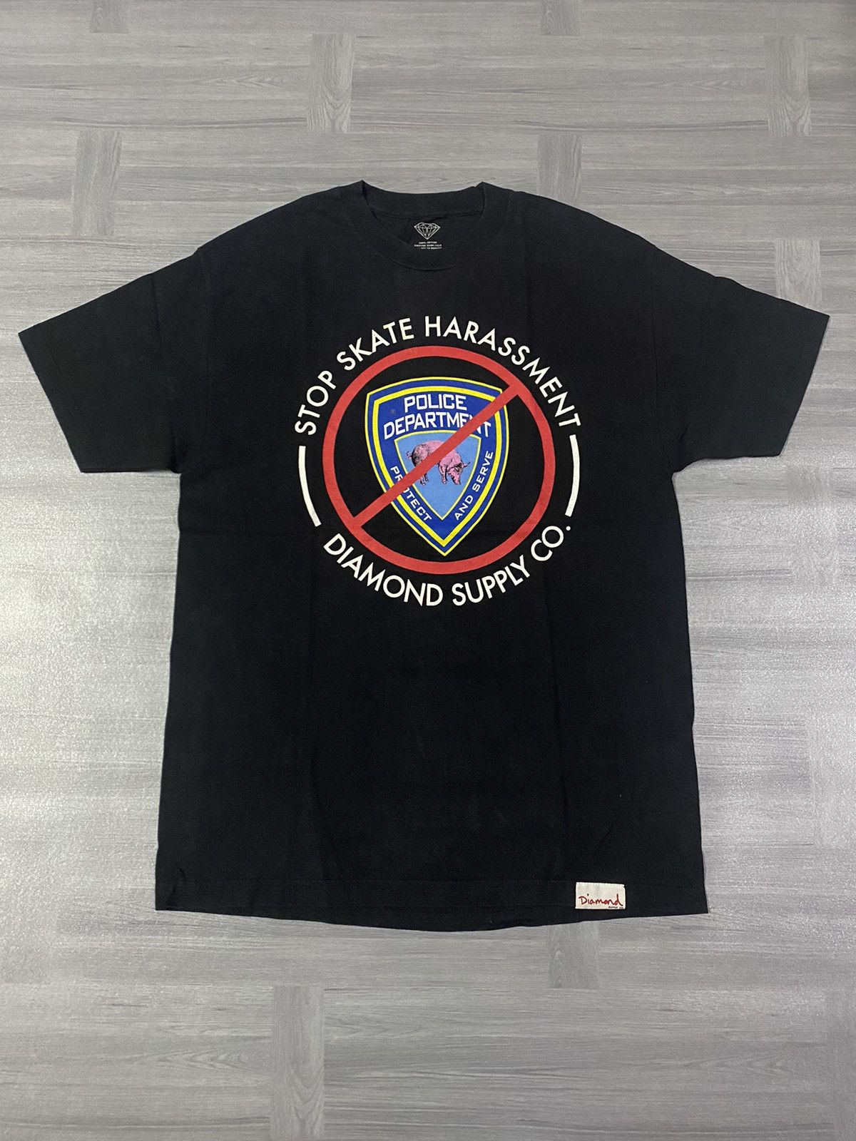 Other 💥 RARE💥 Diamond Supply Co. Stop Skate Harassment Tee Size US L / EU 52-54 / 3 - 1 Thumbnail