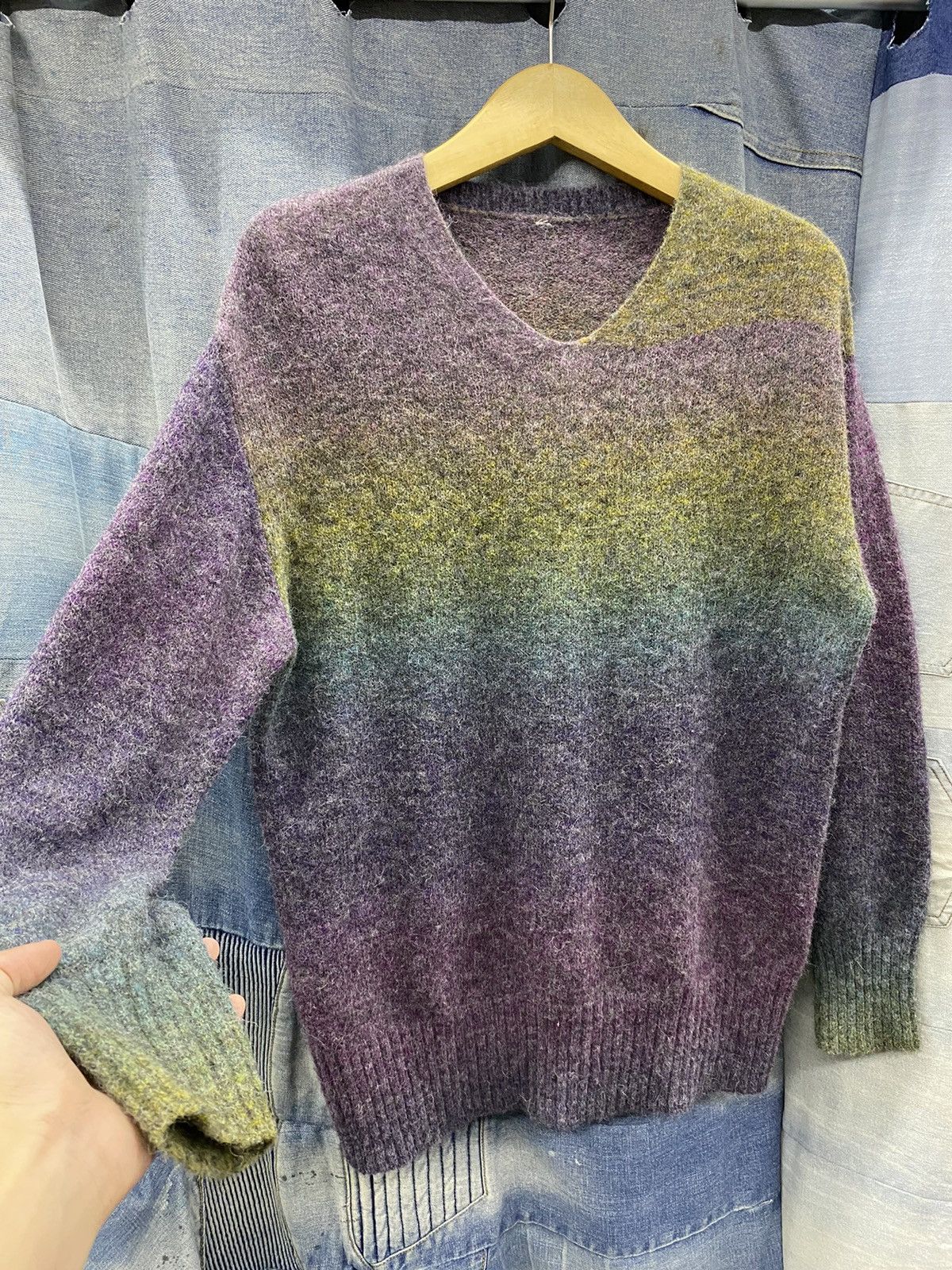 Hysteric Glamour × If Six Was Nine × Japanese Brand mohair knitwear rainbow daniel hechter like acne studios Size US M / EU 48-50 / 2 - 3 Thumbnail