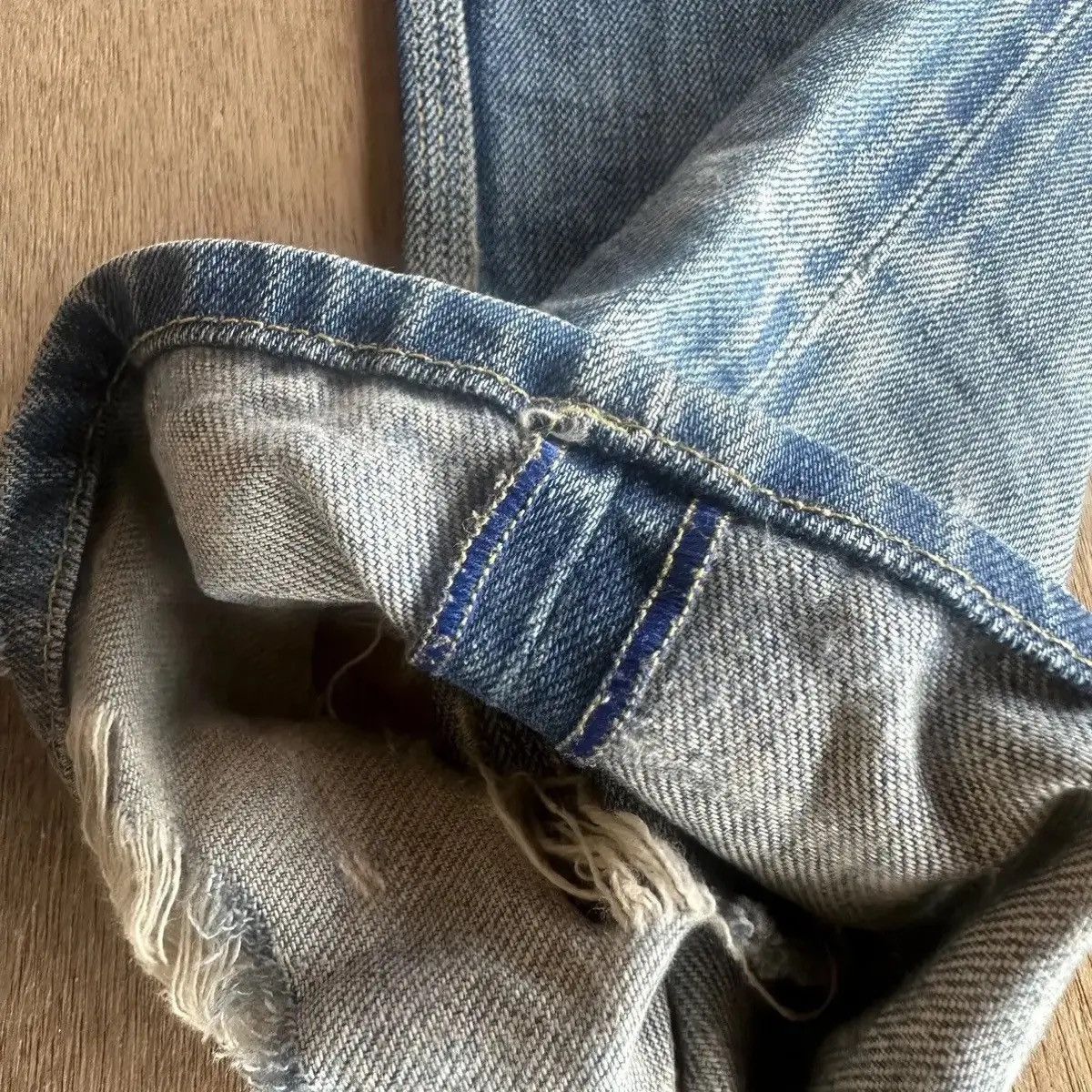 Diesel SUPER SICKS ‼️Vintage DIESEL Jeans Selvedge Distressed Denim Size US 30 / EU 46 - 17 Thumbnail