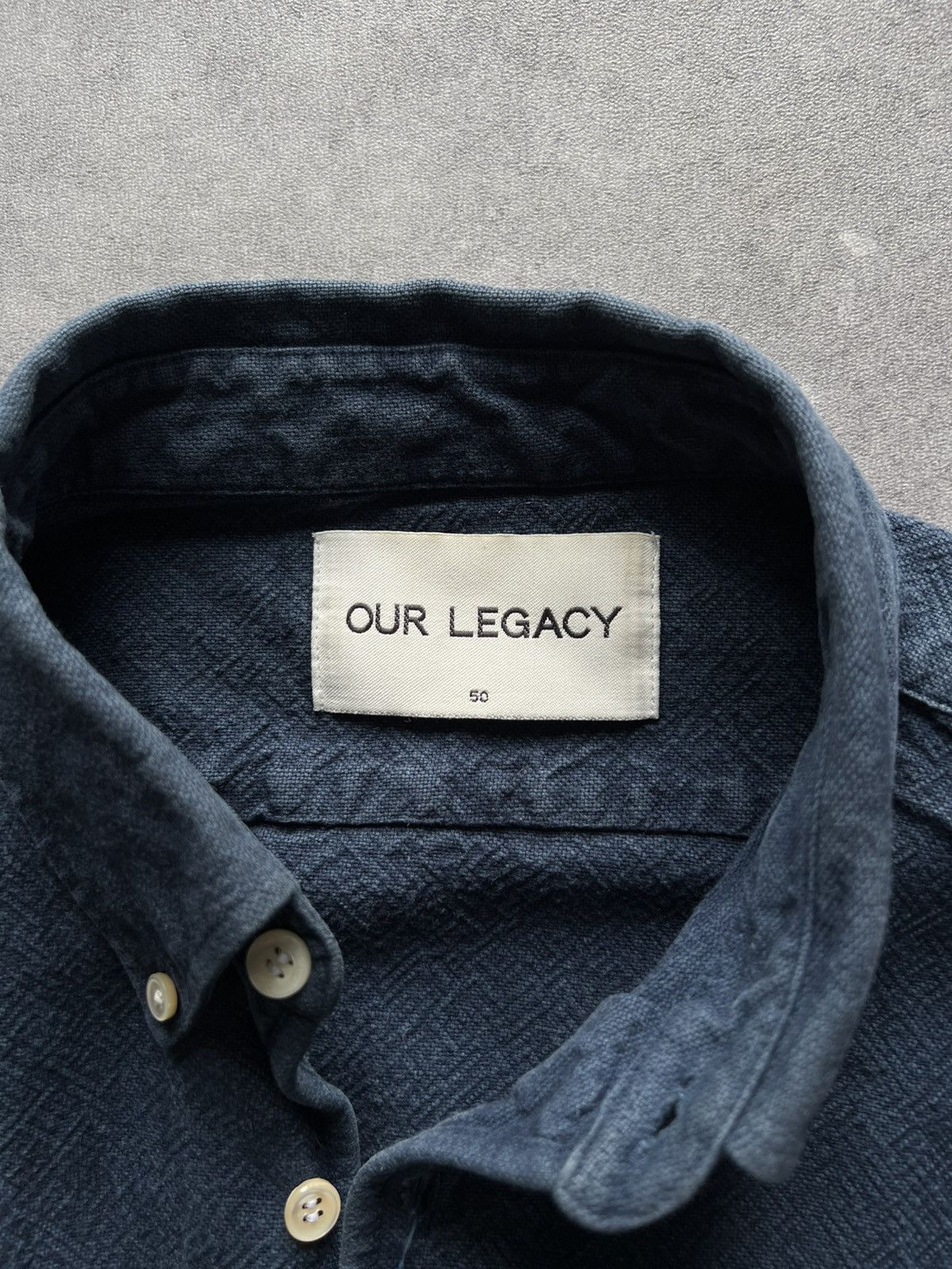 Our Legacy Our Legacy Linen Cotton Shirt Streetwear Luxury Size US L / EU 52-54 / 3 - 4 Thumbnail