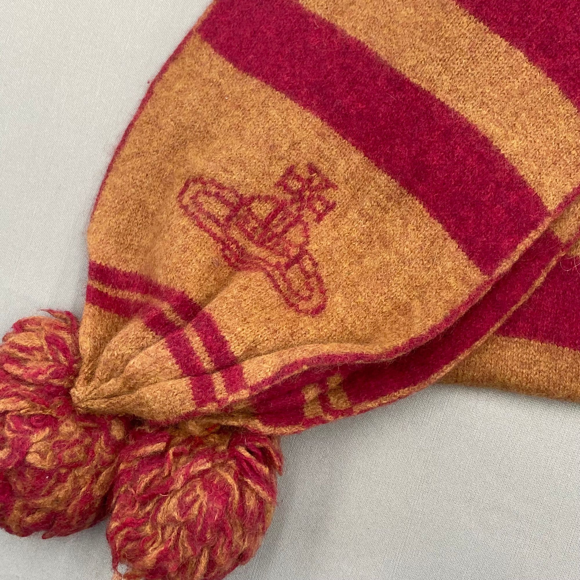 Japanese Brand Vintage Vivienne Westwood Scarf Muffler Orbs Wool Scarves Size ONE SIZE - 4 Thumbnail