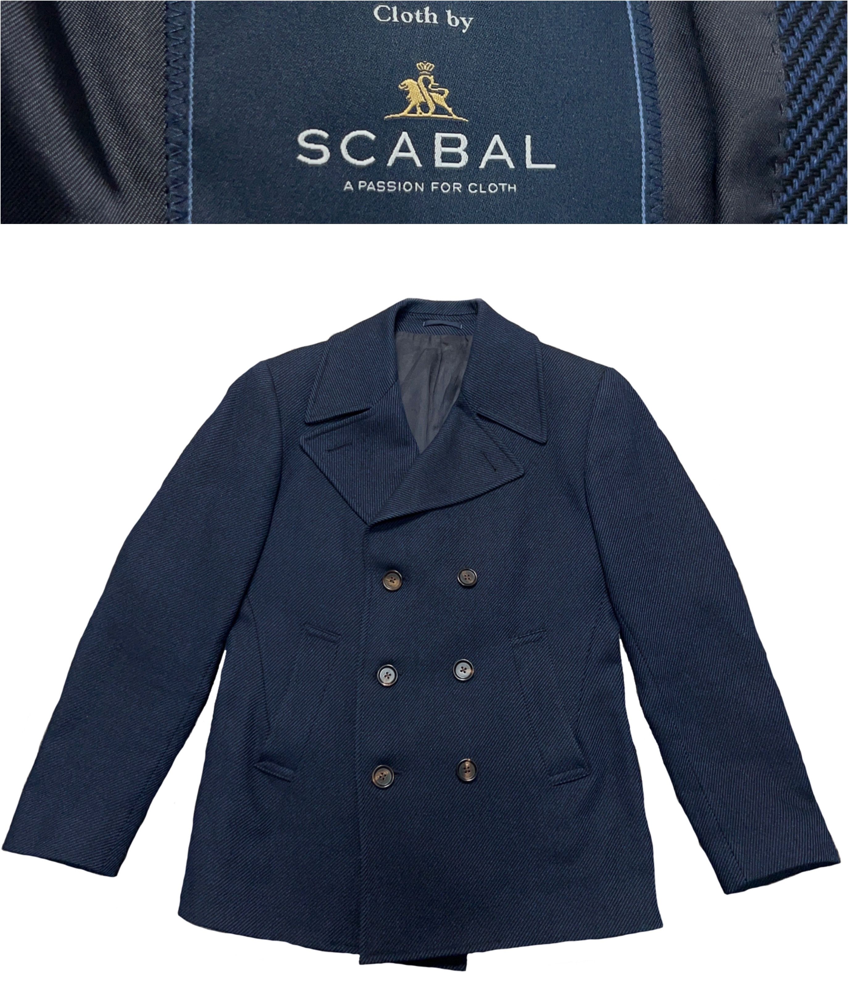 SCABAL Die Manufaktur Double Breasted Coat Jacket Wool Size 46/48R Size US S / EU 44-46 / 1 - 1 Thumbnail