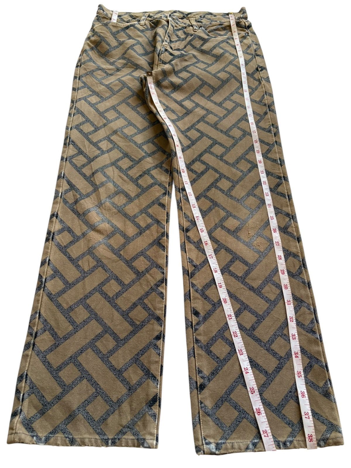 Designer × Issey Miyake × Japanese Brand Vintage Japanese Brand Brown Jeans Size US 29 - 13 Thumbnail