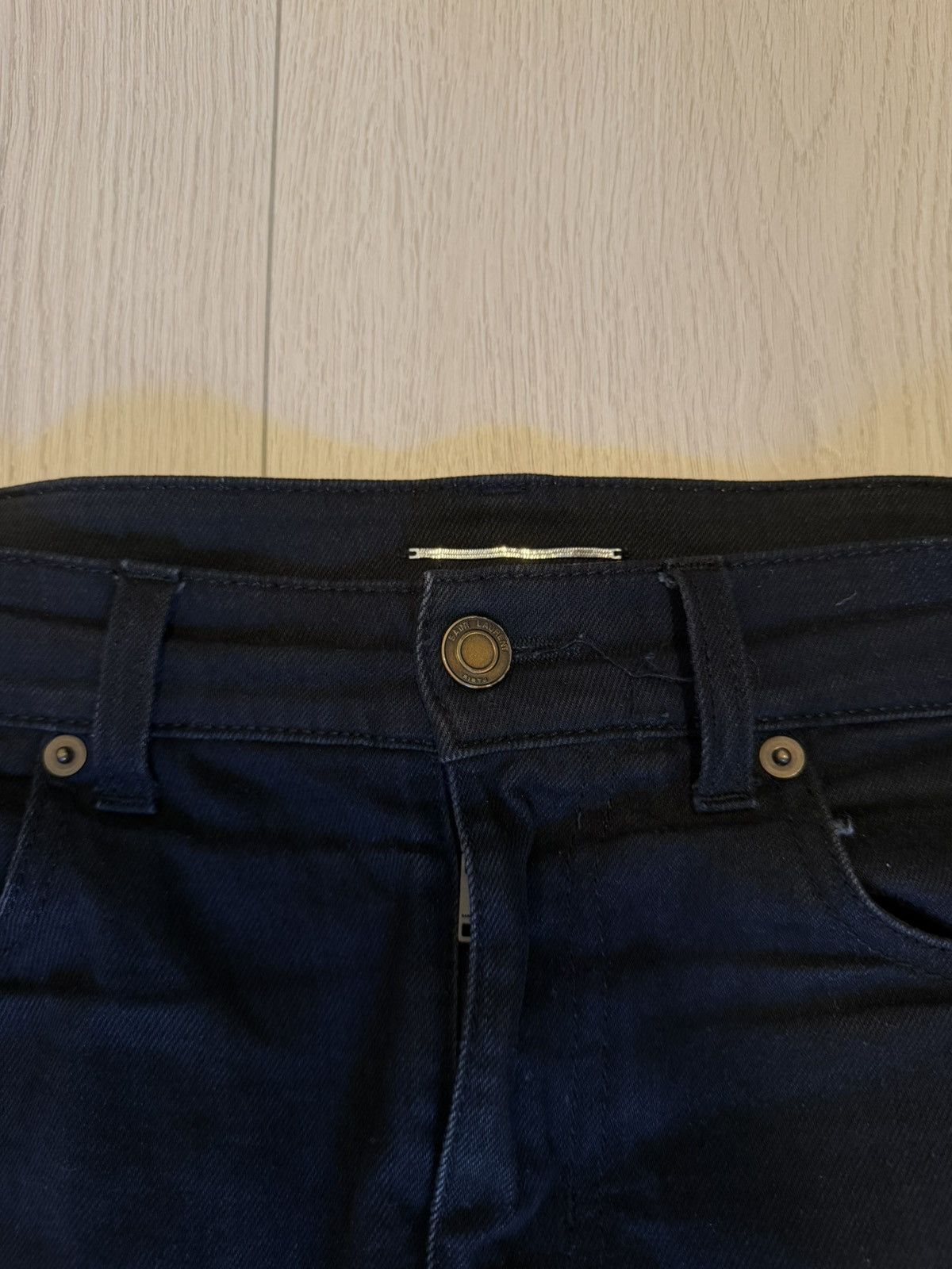 Saint Laurent Paris Saint Laurent Black D02 Skinny Jeans Size US 31 - 6 Thumbnail