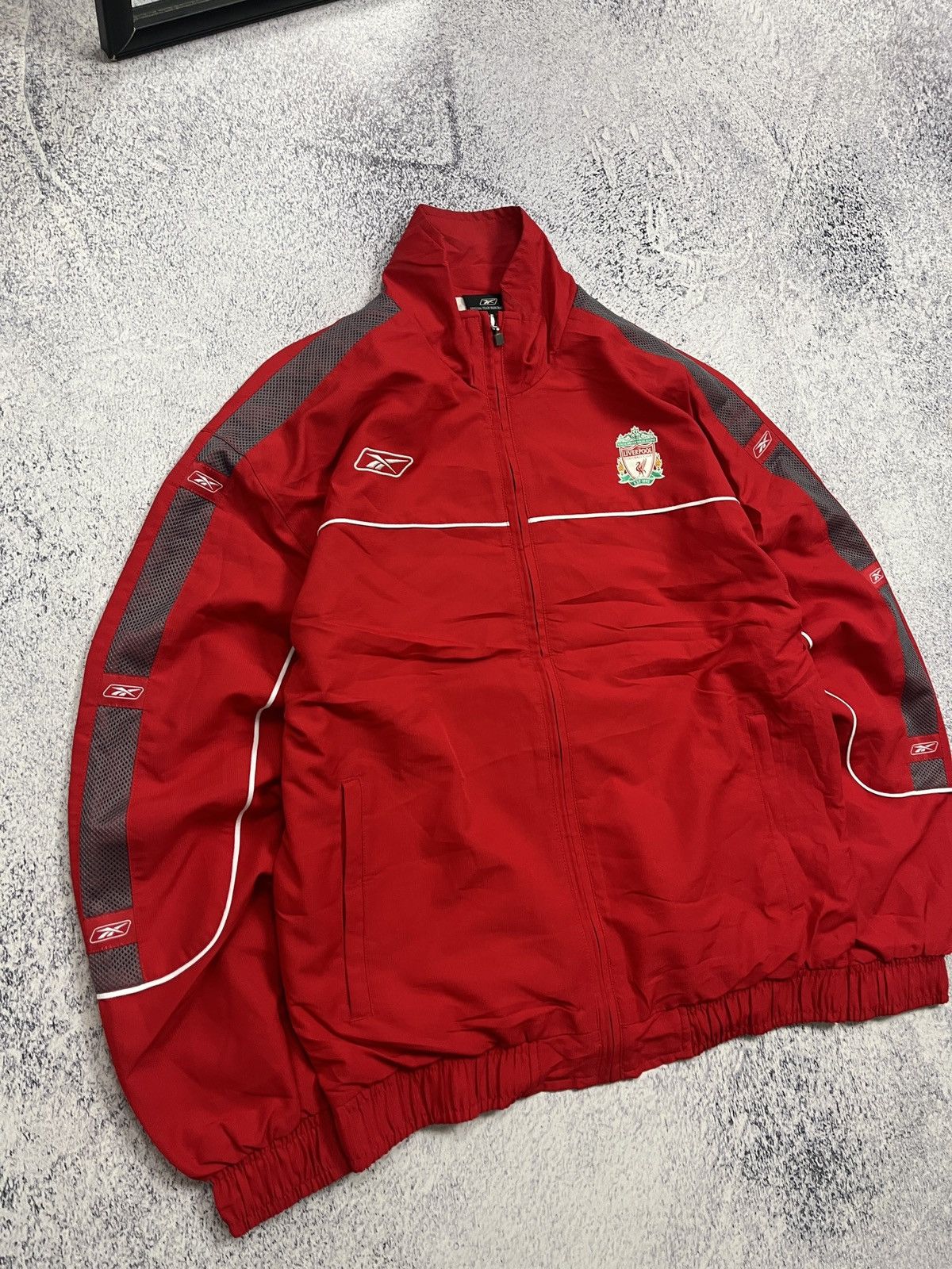 Reebok Vintage 00’s Reebok FC Liverpool Track Jacket Windbreaker Size US M / EU 48-50 / 2 - 5 Thumbnail