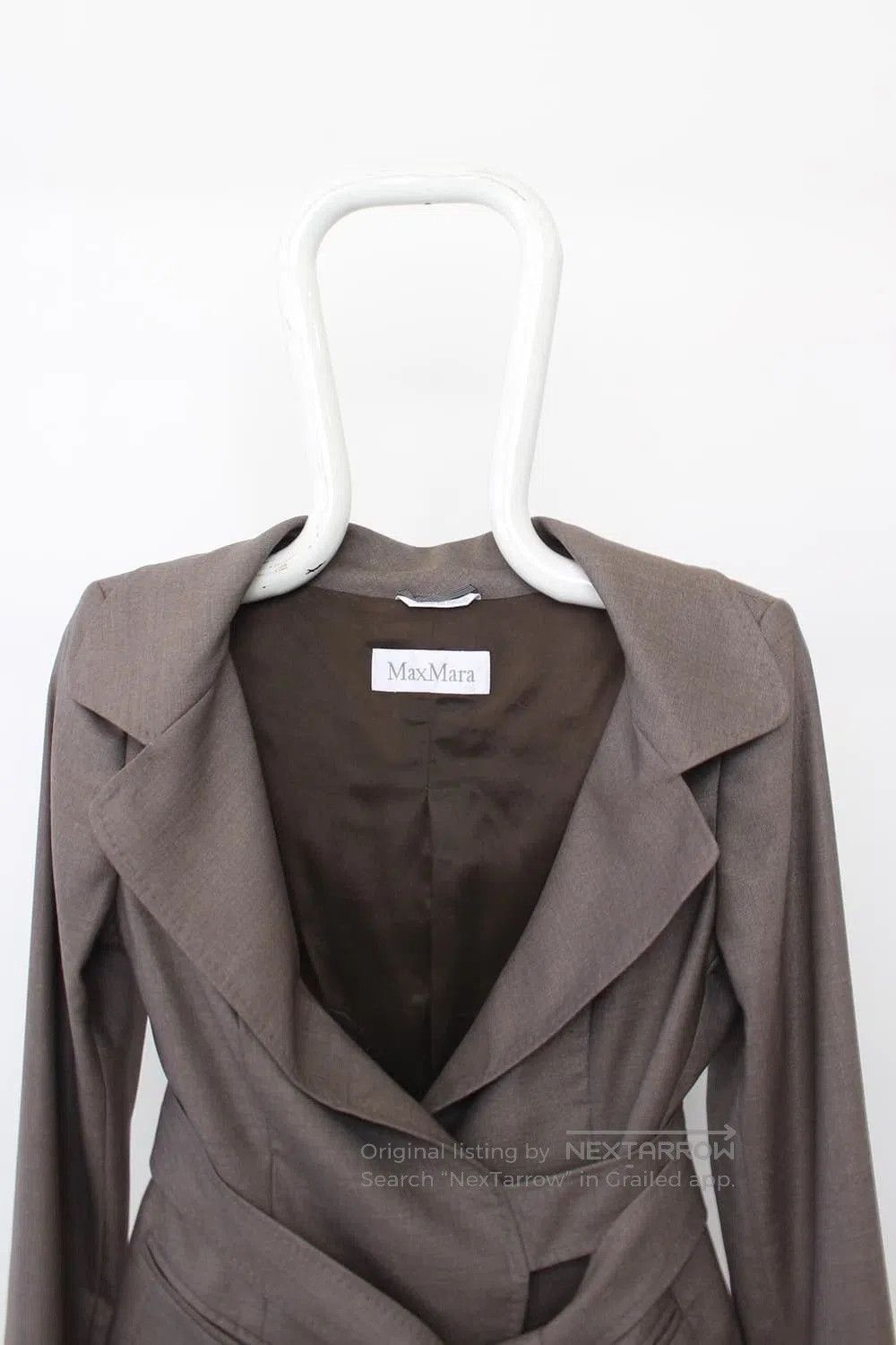 Max Mara Max Mara Vintage Strapped Jacket. Size M / US 6-8 / IT 42-44 - 6 Thumbnail
