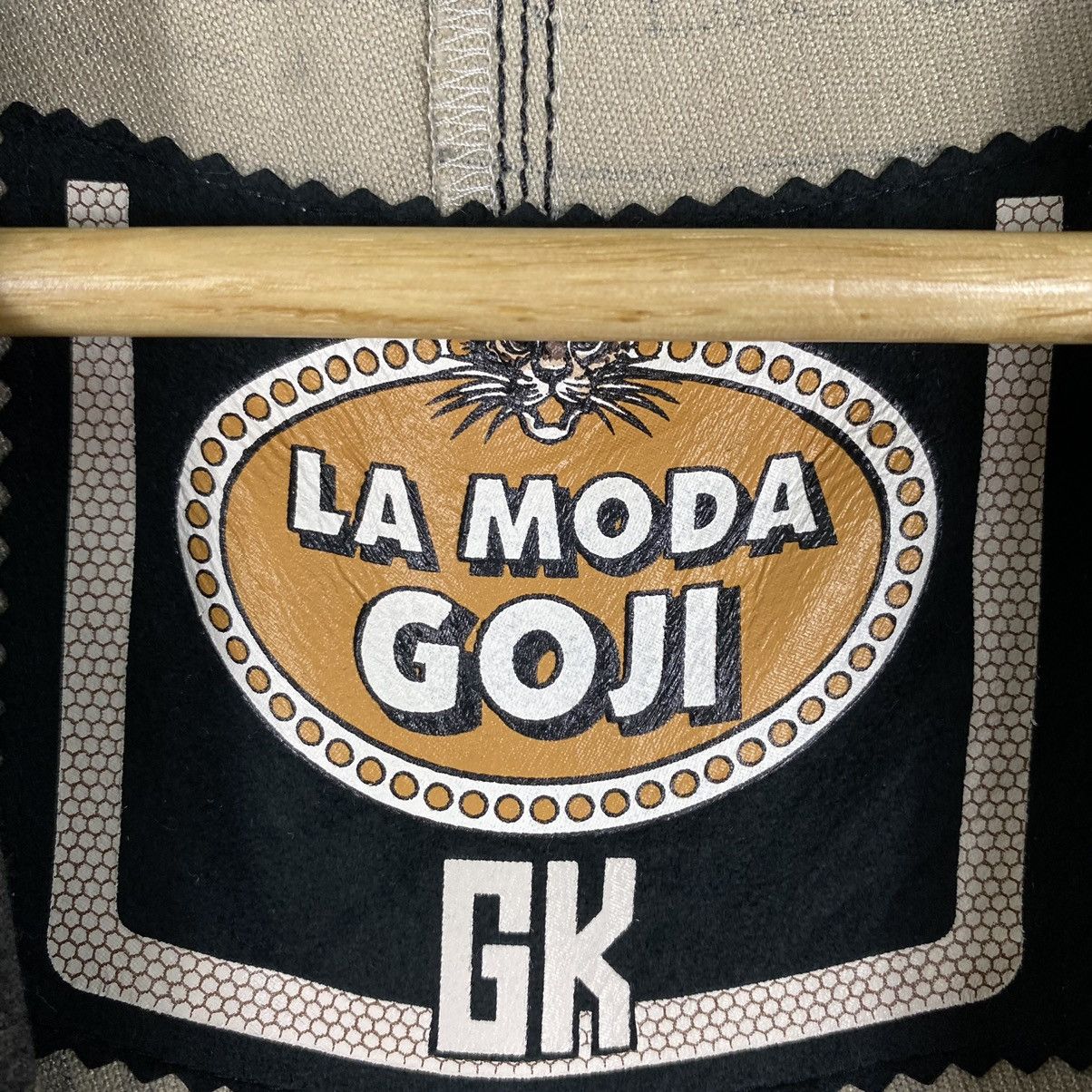 Japanese Brand LA MODA GOJI OVERPRINT BUTTON COAT Size US M / EU 48-50 / 2 - 11 Thumbnail