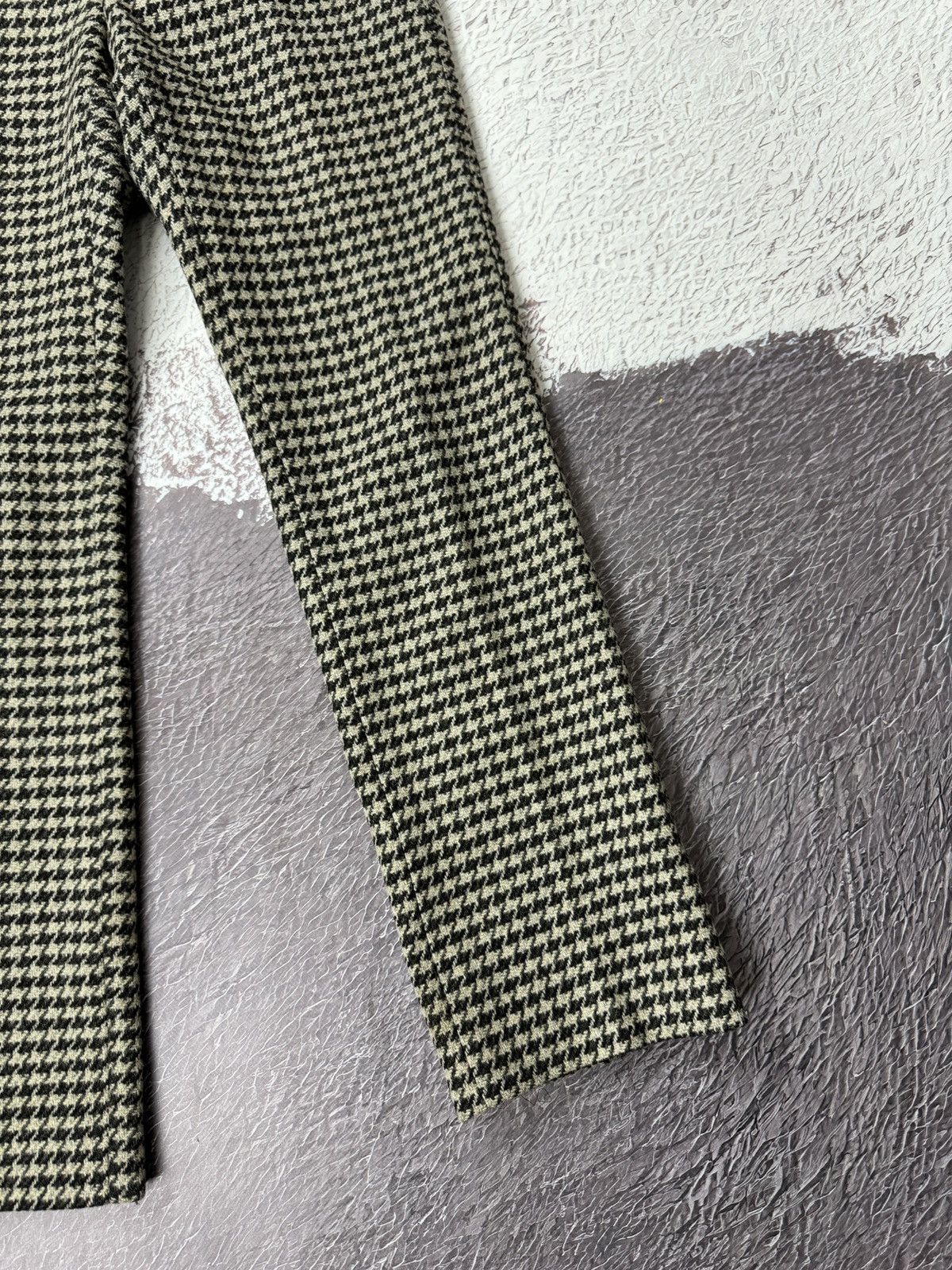 Bally Bally Wool Gray houndstooth casual classic pants Size US 30 / EU 46 - 6 Thumbnail