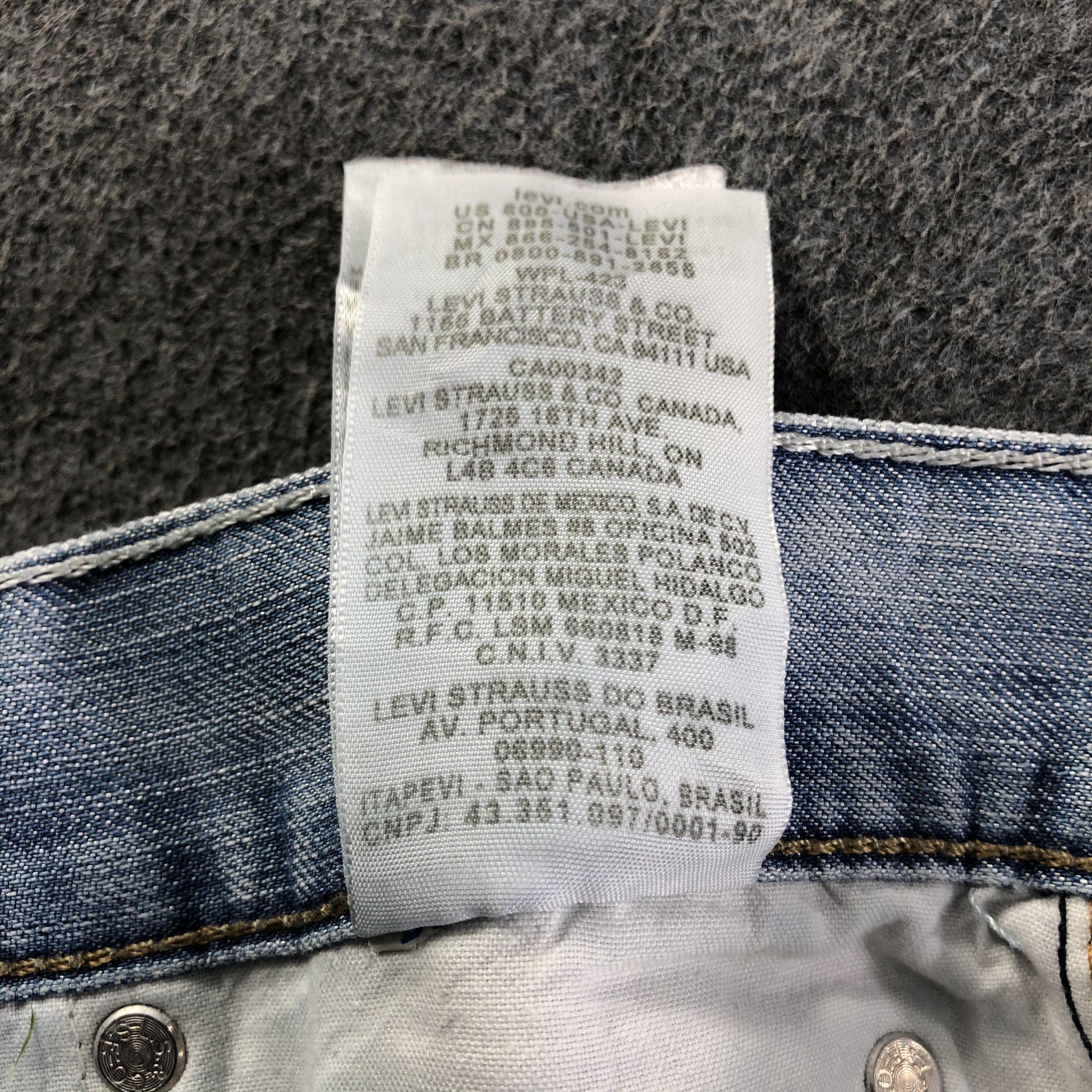 Levi's Vintage Blue Wash Levis 511 Jeans-J4501 Size US 29 - 11 Thumbnail