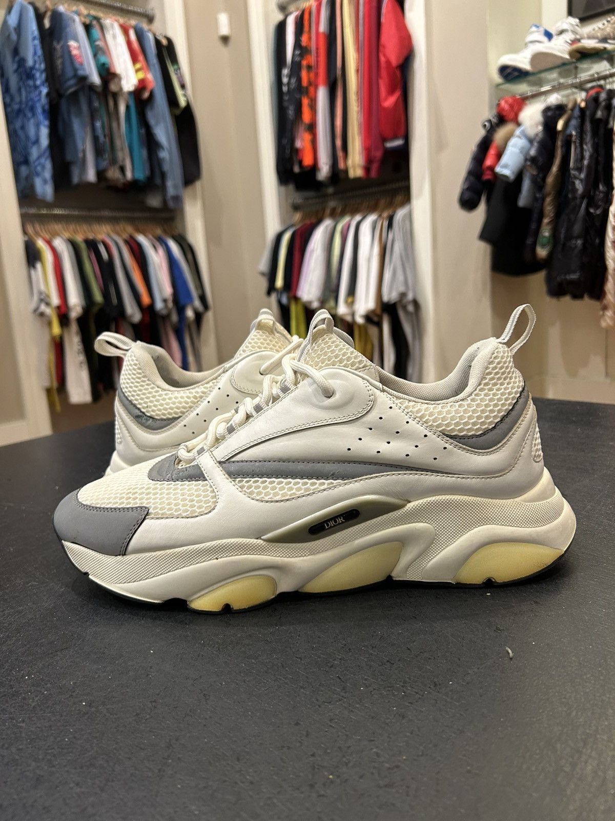 Dior Dior B22 White Grey Size US 13 / EU 46 - 2 Thumbnail