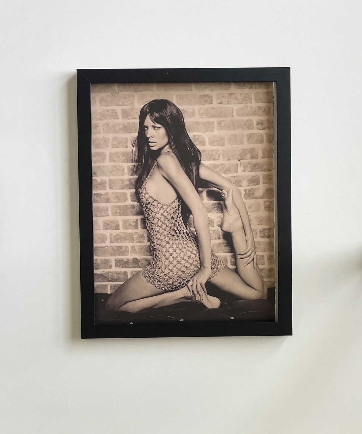 Chrome Hearts Hot lady photo Poster framed 9x11