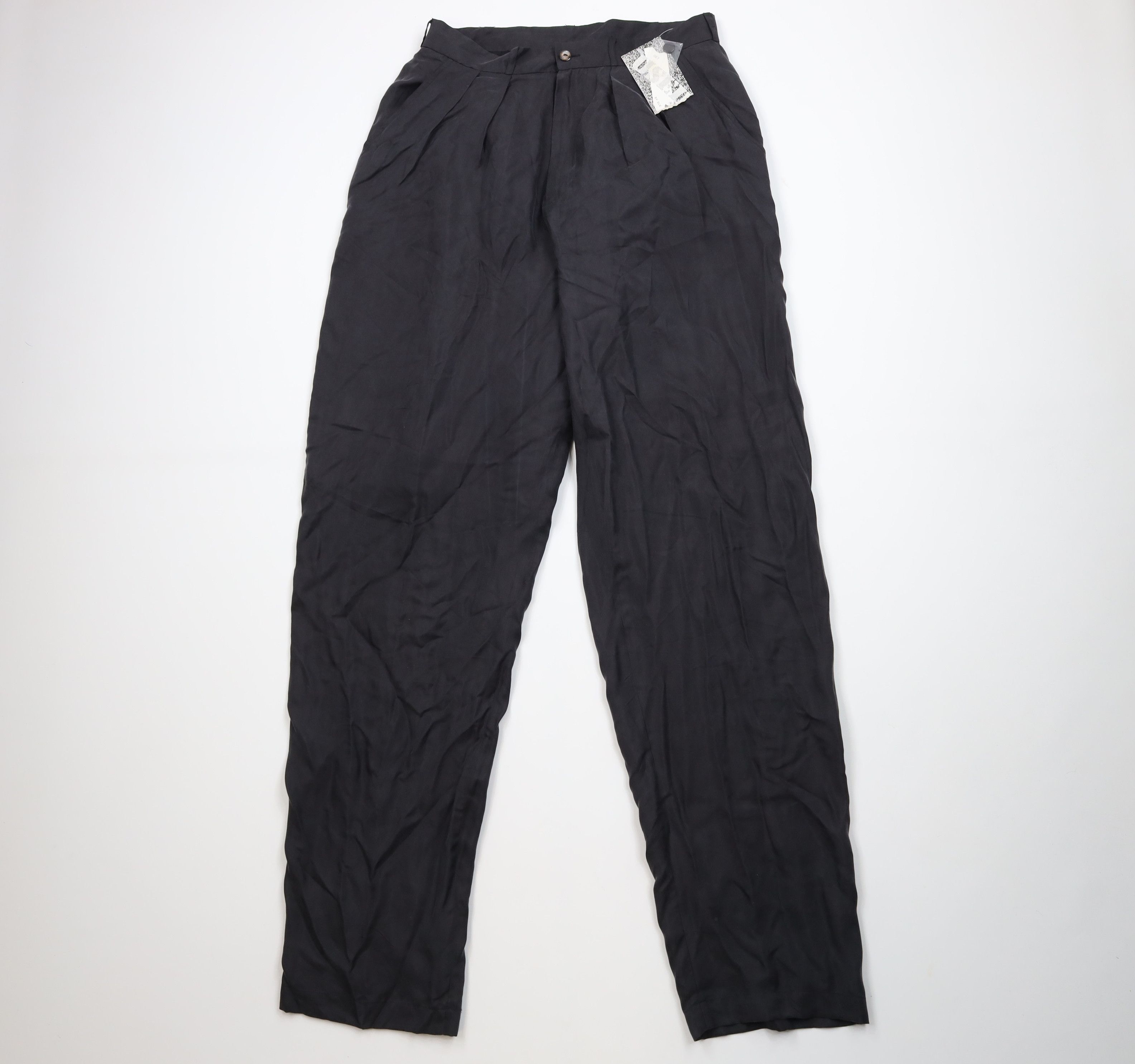Vintage Deadstock Vintage 90s Streetwear Relaxed Fit Pants Black Size US 32 / EU 48 - 1 Thumbnail