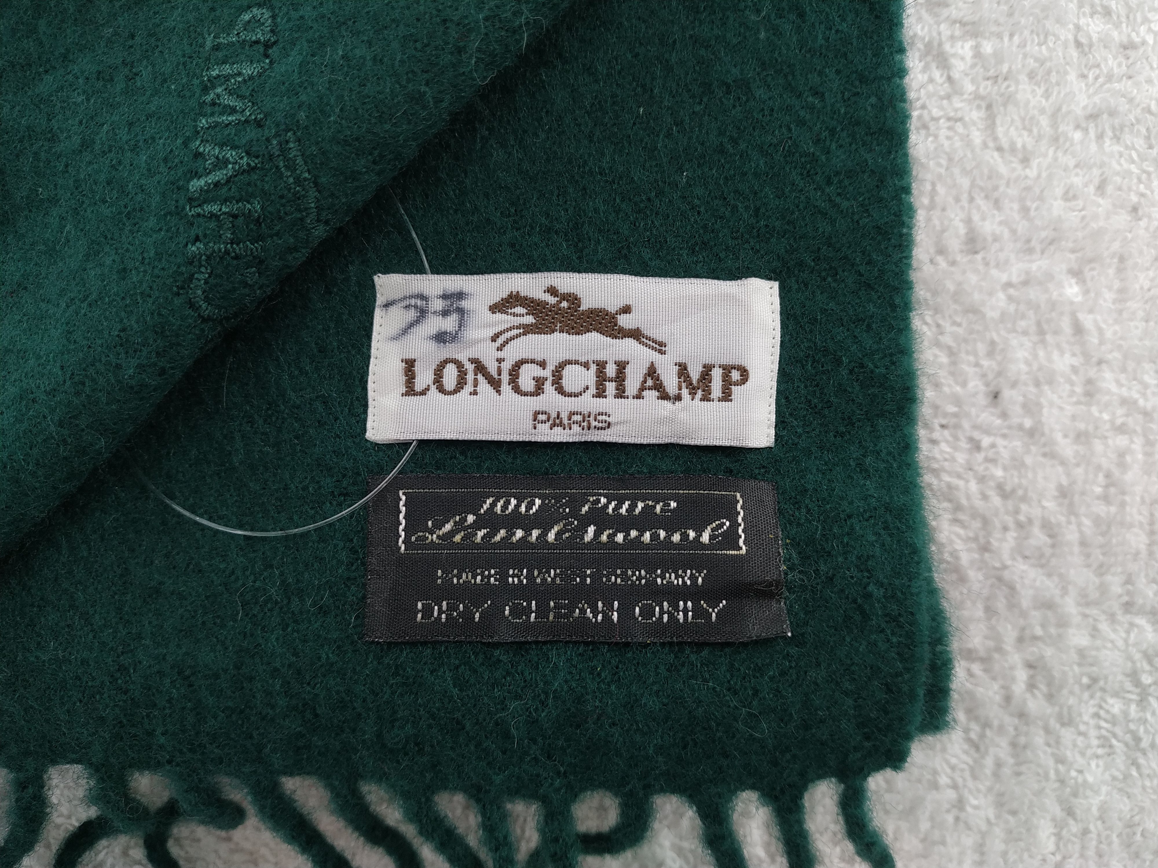 Longchamp Vintage Longchamp Scarf/Muffler/Neckwear MF390 Size ONE SIZE - 6 Thumbnail