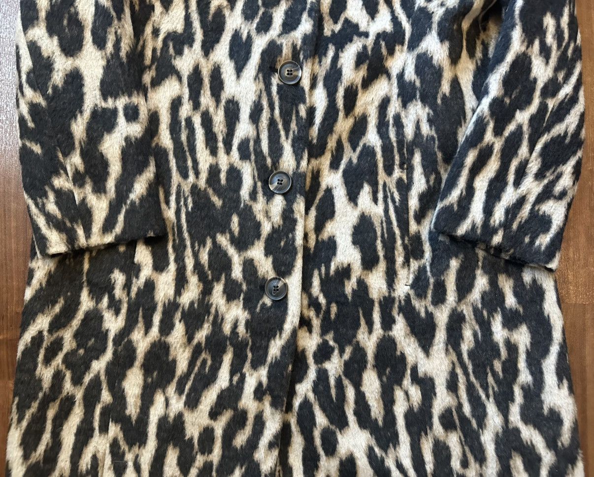 Chicos Chico’s Women’s Short FauxFur Cheetah Print Peacoat Jacket 1 Size S / US 4 / IT 40 - 3 Thumbnail