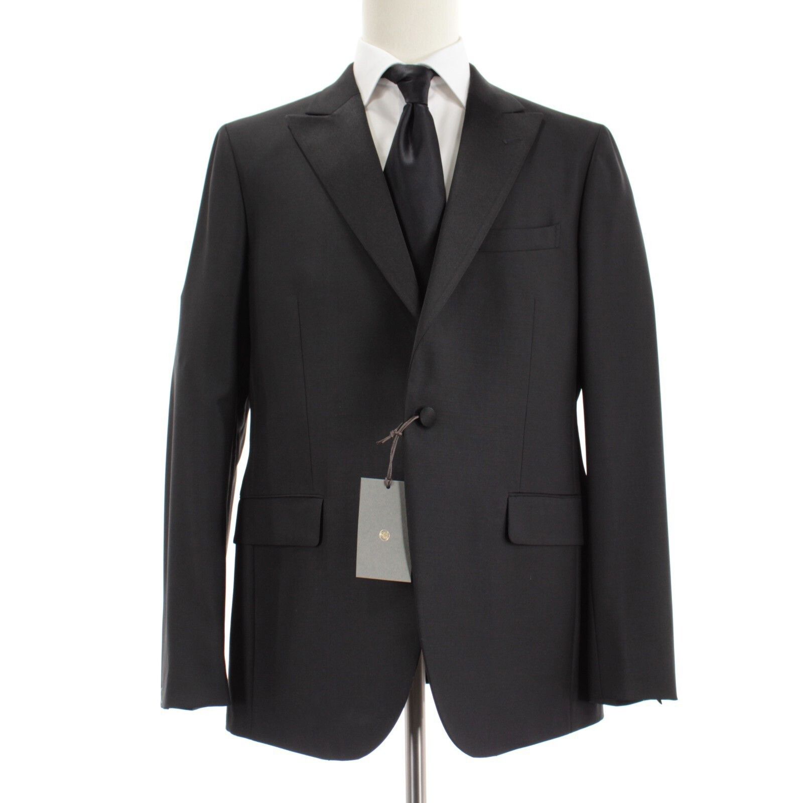 Boglioli Boglioli NWT Wool Two Piece Tuxedo Satin Peak Lapel Size 54R Size 44R - 1 Thumbnail
