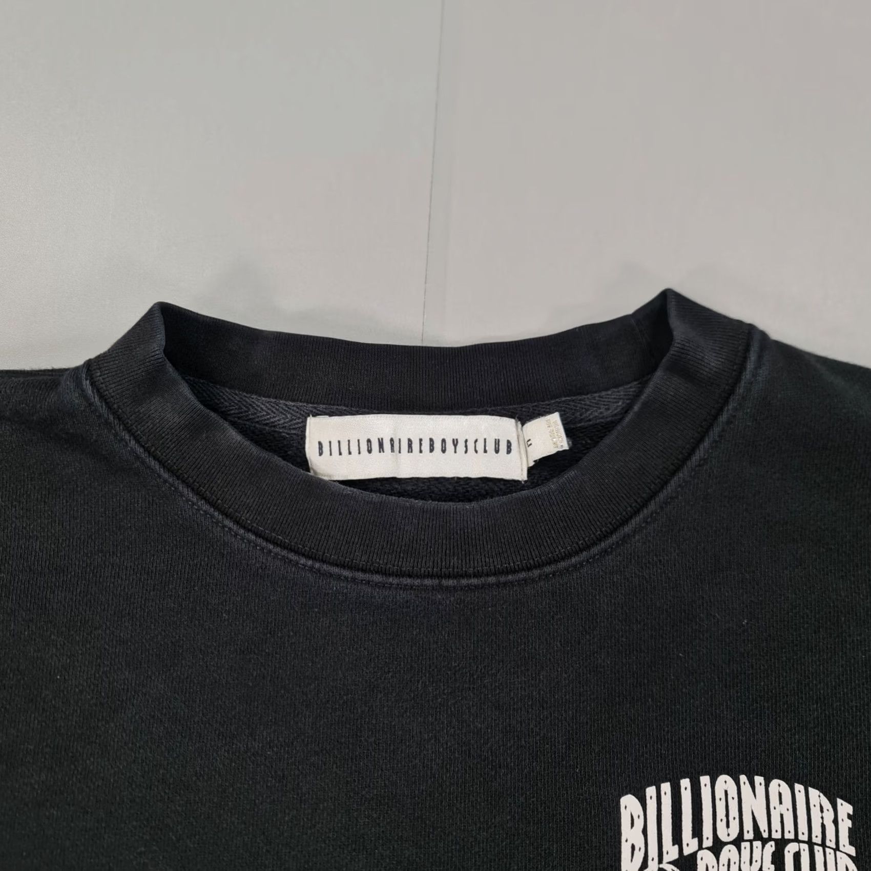 Billionaire Boys Club Billionaire Boys Club Mens Sweatshirt Black M Cotton Crew Neck Logo Pullover Regular Fit Long Sleeve Sweatshirt Size US M / EU 48-50 / 2 - 2 Thumbnail
