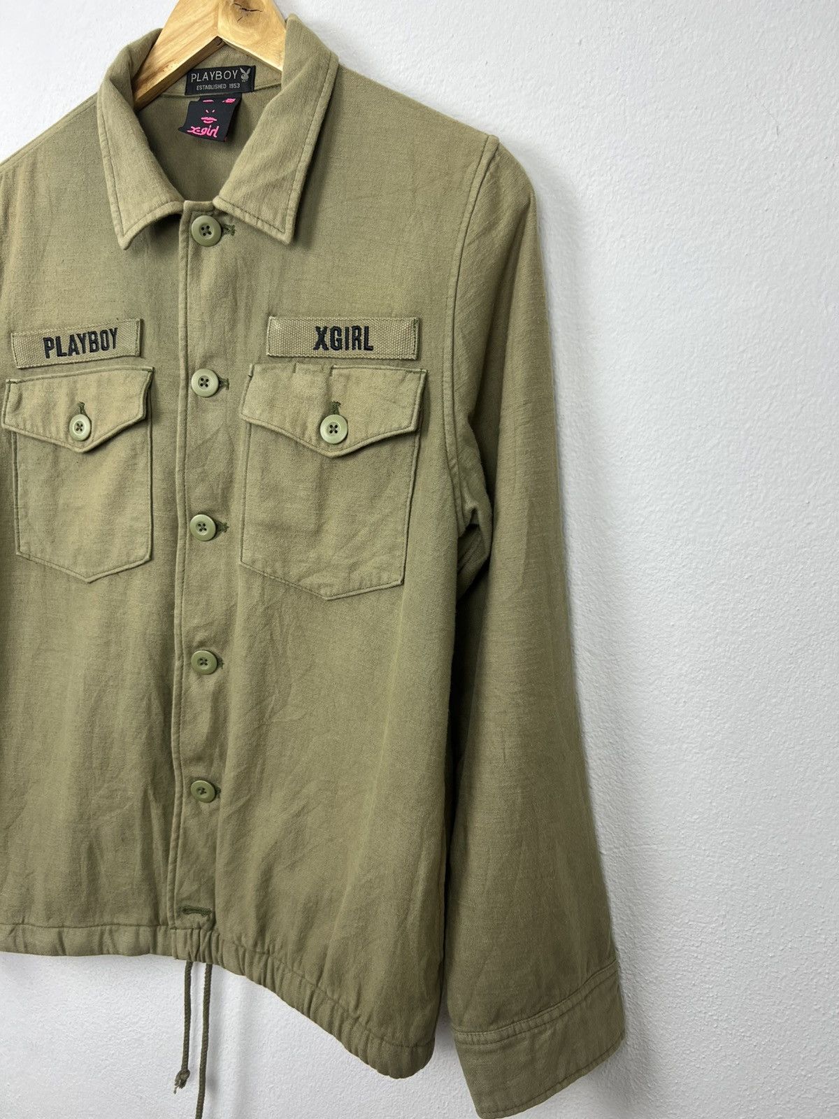 X-Girl X-girl x Playboy Big Logo Military Jacket Size M / US 6-8 / IT 42-44 - 3 Thumbnail