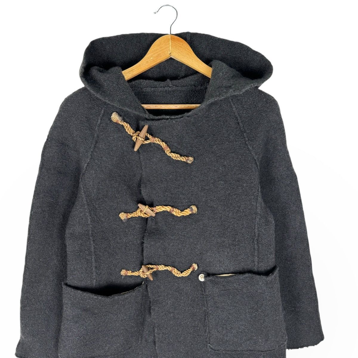 45rpm 🌟45RRM HOODIE WOOL DUFFLE JACKET Size S / US 4 / IT 40 - 4 Thumbnail