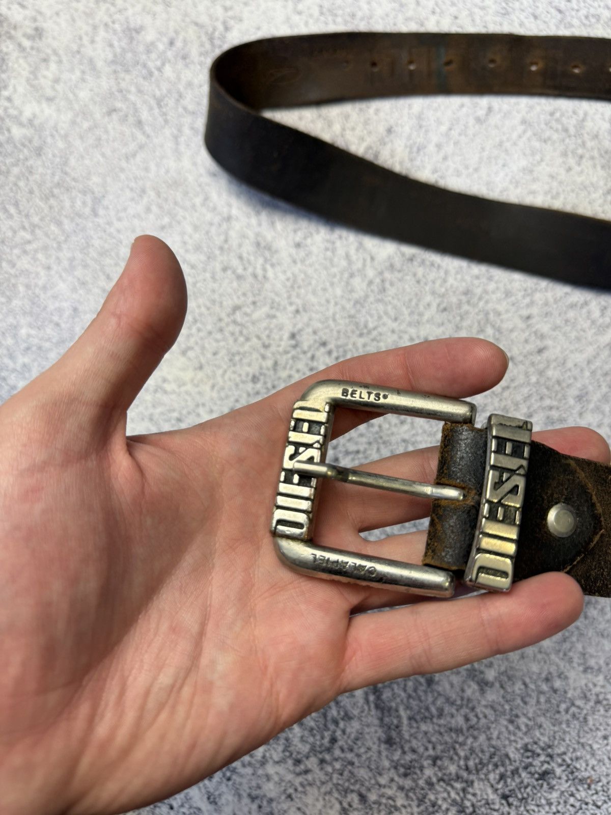 Diesel Vintage Diesel Belts Leather Japanese Brand Y2K streetwear Size ONE SIZE - 7 Thumbnail