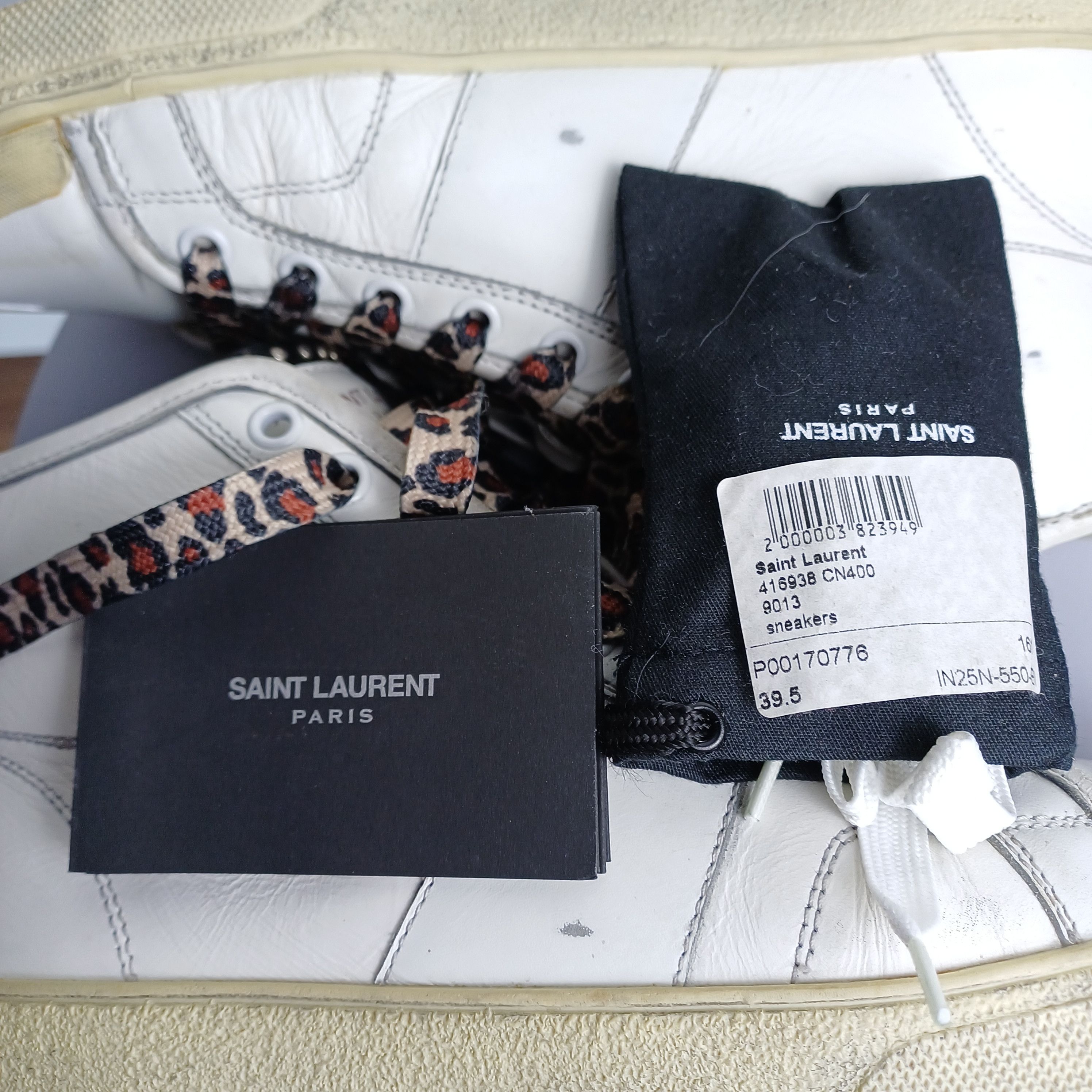 Saint Laurent Paris Saint Laurent Hedi Slimane SS16 SL/37M Hi Top 39.5 Size US 6.5 / IT 36.5 - 11 Thumbnail