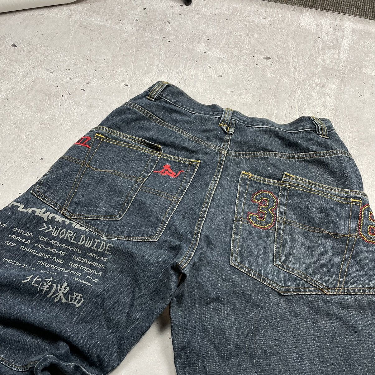 DrunknMunky × Vintage Drunkn Munky Spellout Embroidered Jeans Baggy Jeans size L Size US 36 / EU 52 - 7 Thumbnail