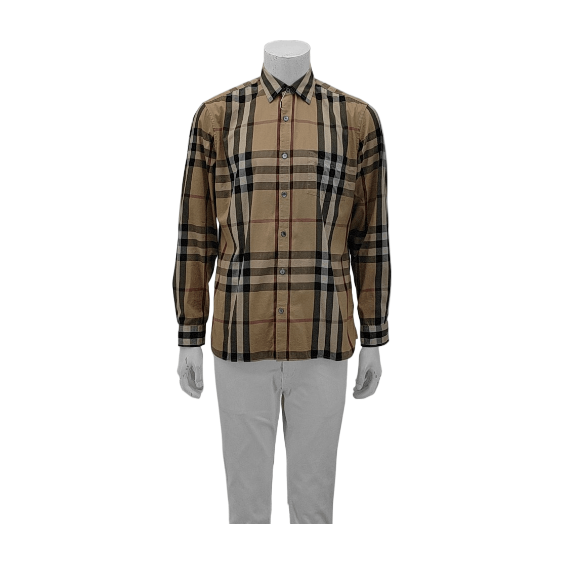 Burberry Burberry Nova Check Cotton Blend Shirt Size L Size US L / EU 52-54 / 3 - 1 Thumbnail