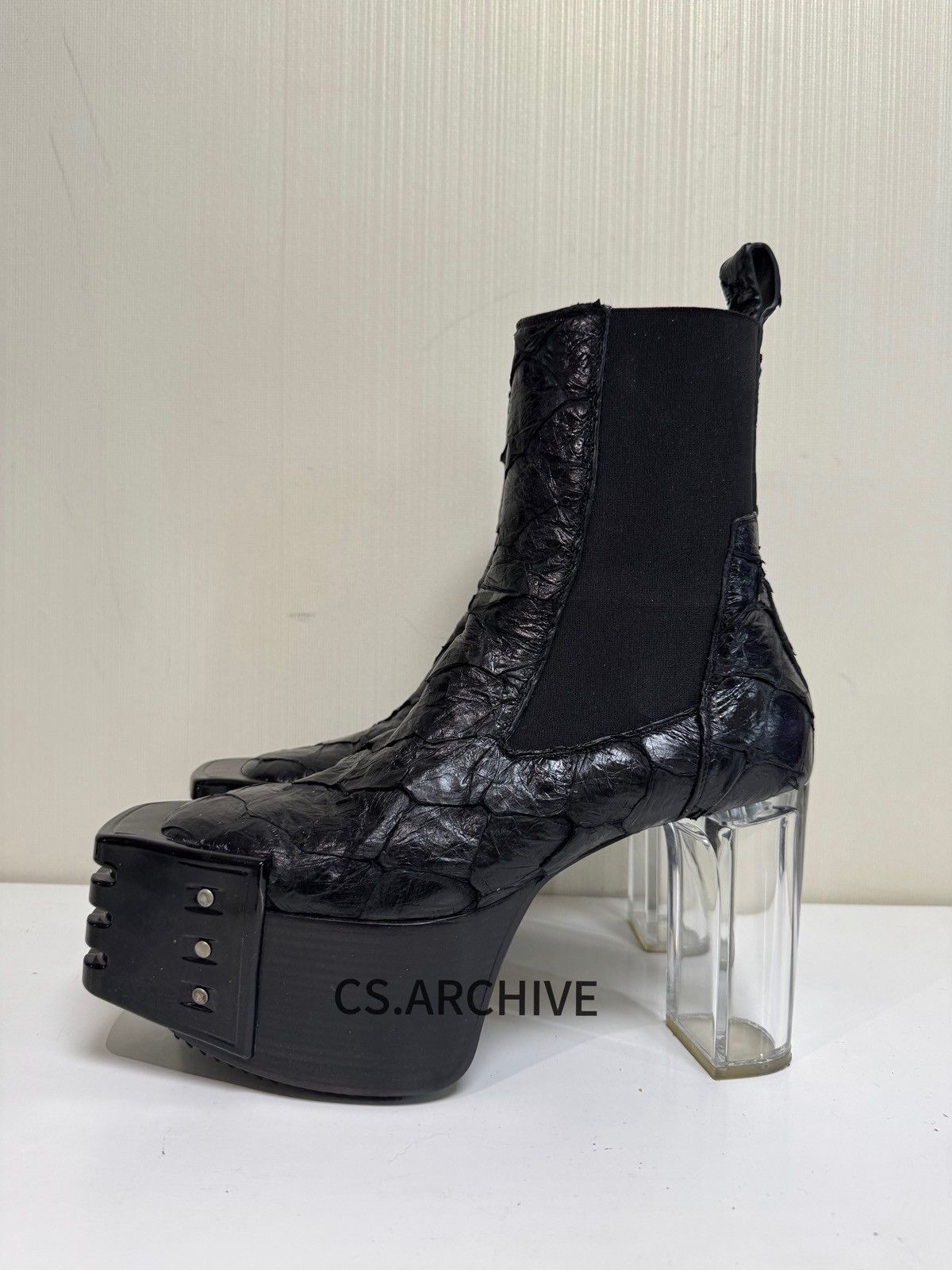 Rick Owens Rick owens Pirarucu Kiss boots Size US 11 / EU 44 - 3 Thumbnail