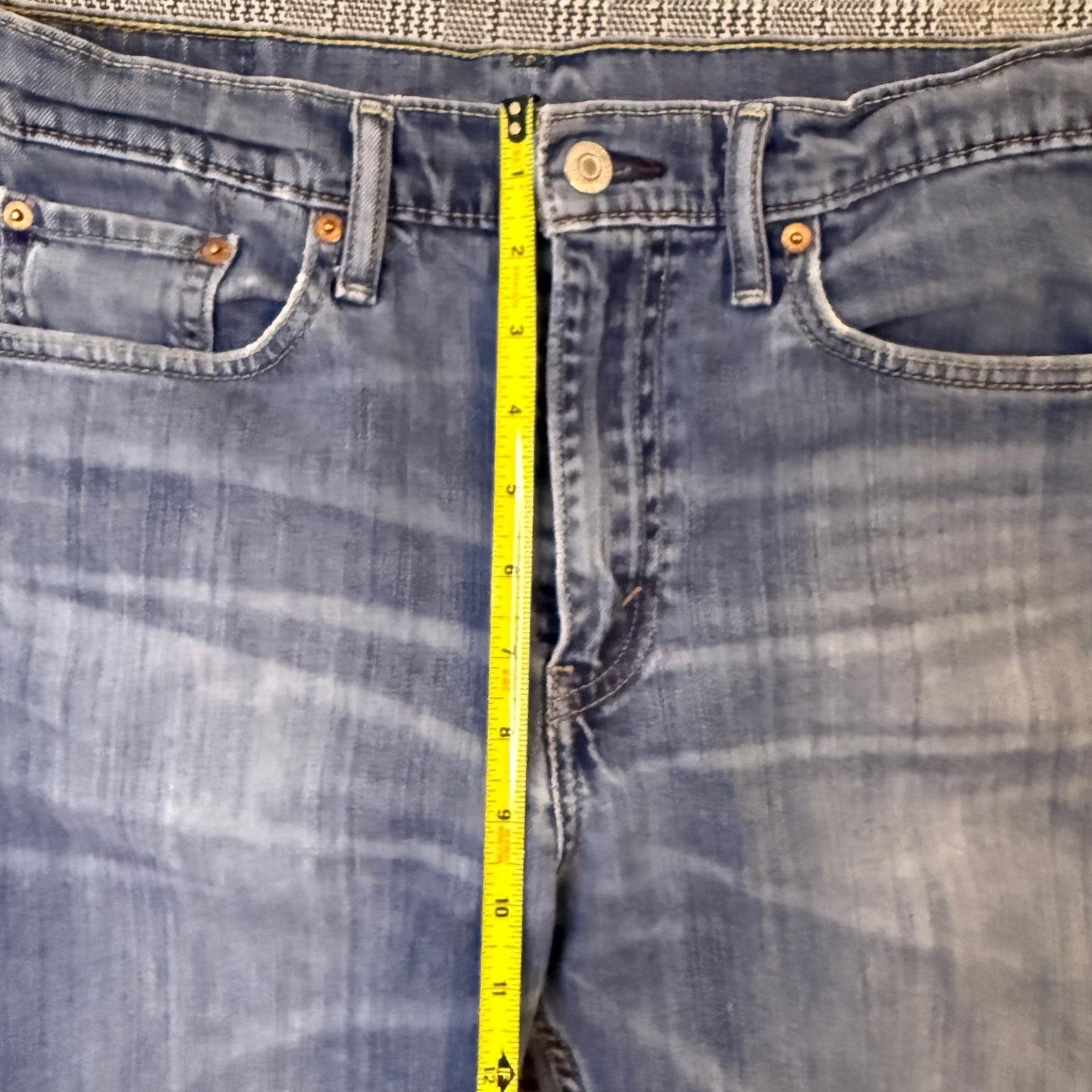 Levi's Levi's 522 Men's Jeans Light Blue Wash 30x32 Denim Stretch Size US 30 / EU 46 - 4 Thumbnail