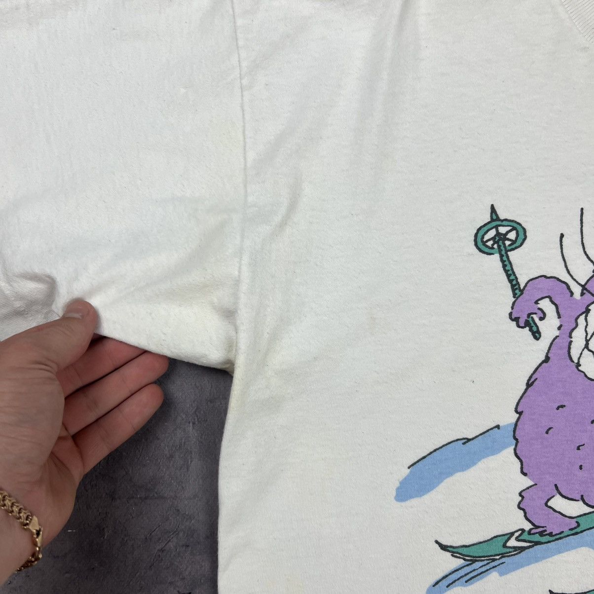 Designer Rare! Trevor Dunton Off Piste Cat Vintage Big Logo Tee 1996 Size US XL / EU 56 / 4 - 3 Thumbnail