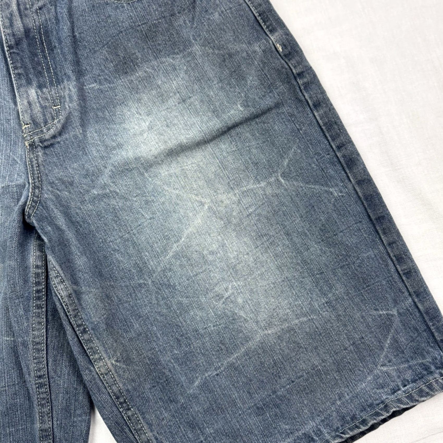 Phat Farm VINTAGE Phat Farm Jeans Shorts Baggy Adult 34 Blue Hip Hop 90s Grunge Y2K Men Mens Size US 34 / EU 50 - 2 Thumbnail