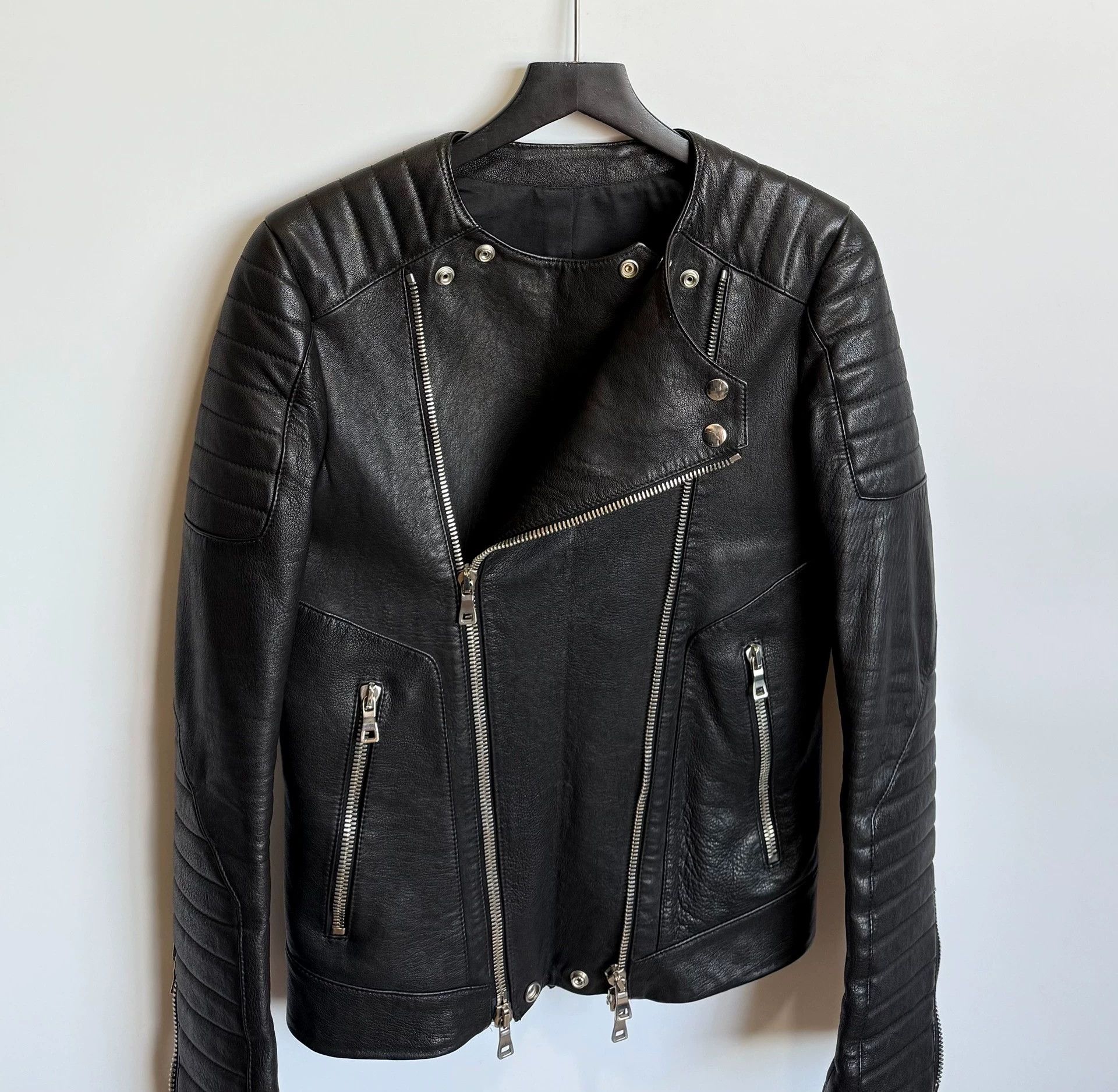 Balmain Balmain Double Zip Biker Jacket White Tag 44 Size US S / EU 44-46 / 1 - 4 Thumbnail