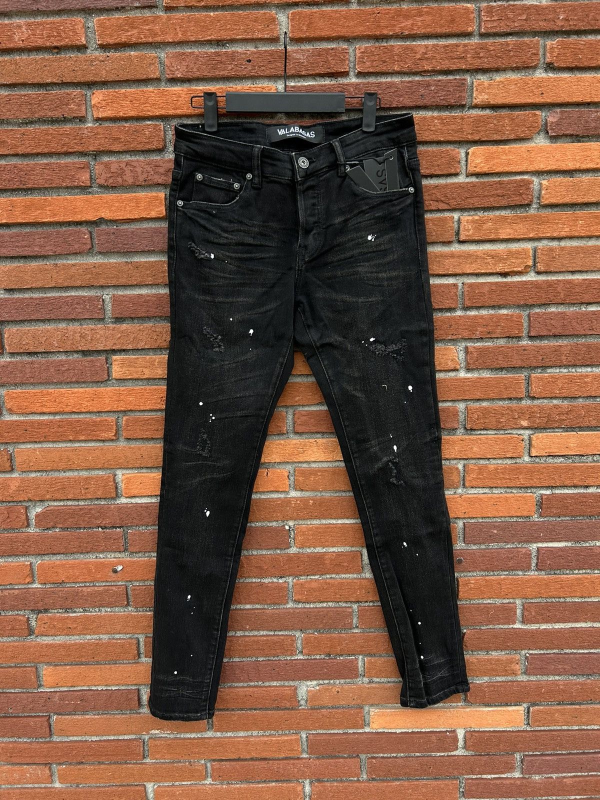 image of Valabasas Black Denim Star Lord Jeans New With Tags 36 Waist, Men's