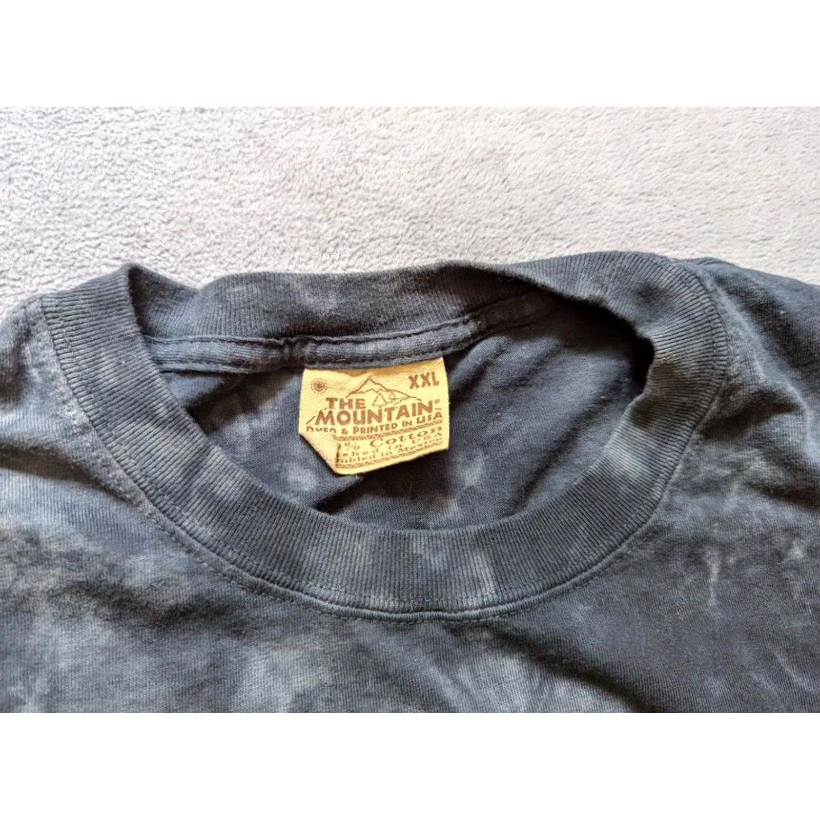 The Mountain The Mountain Wolf Tie Dye Shirt Mens XXL Gray Size US XXL / EU 58 / 5 - 5 Thumbnail