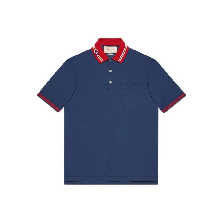 Gucci Gucci SS22 Striped Button Polo Shirt Size US L / EU 52-54 / 3 - 1 Thumbnail