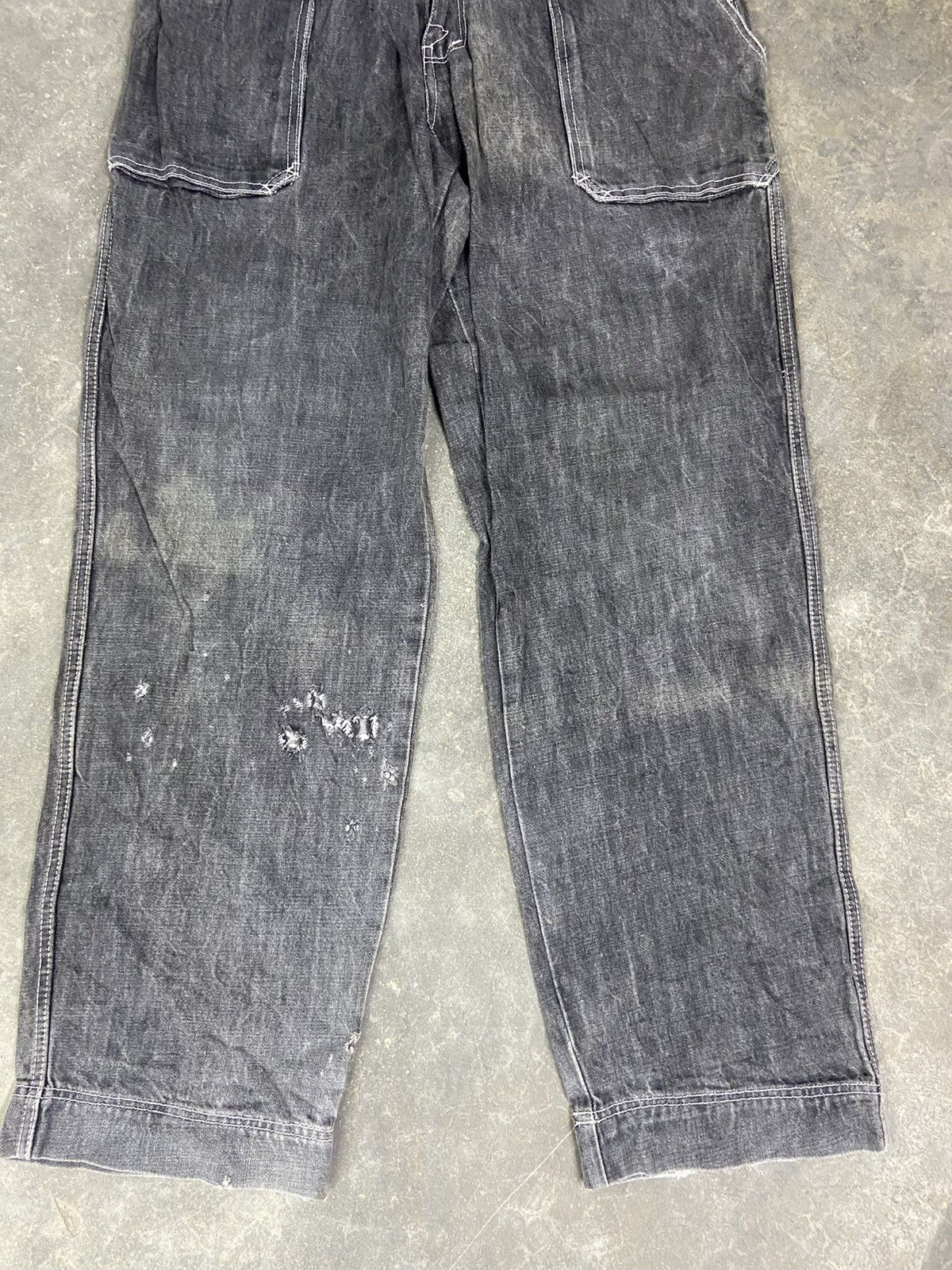 Fubu 🔥 Vintage y2k Fubu Platinum jeans Embroidery back hit Size US 36 / EU 52 - 16 Thumbnail