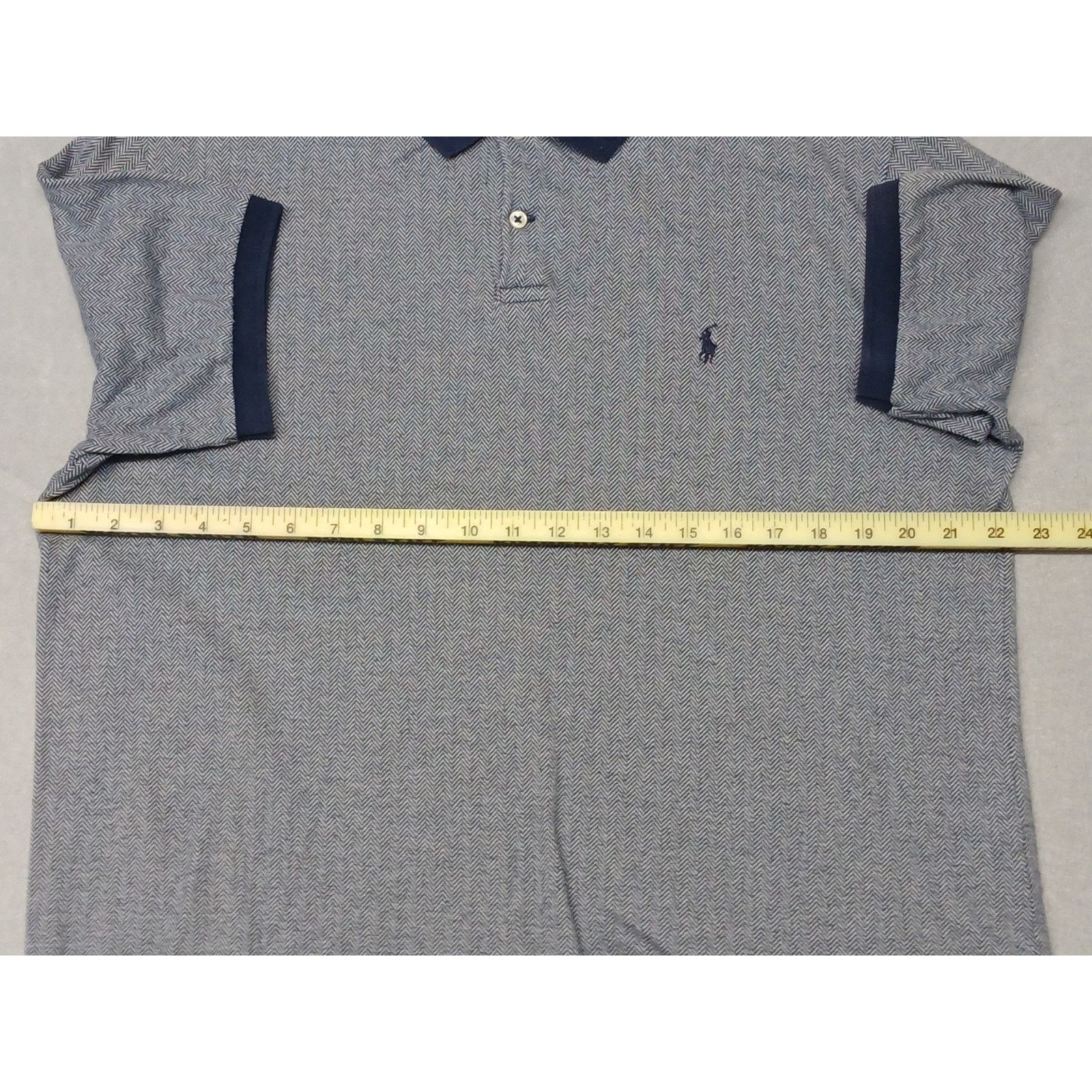 Ralph Lauren Polo Ralph Lauren (Large) Blue Pima Cotton Button Shirt Size US L / EU 52-54 / 3 - 3 Thumbnail