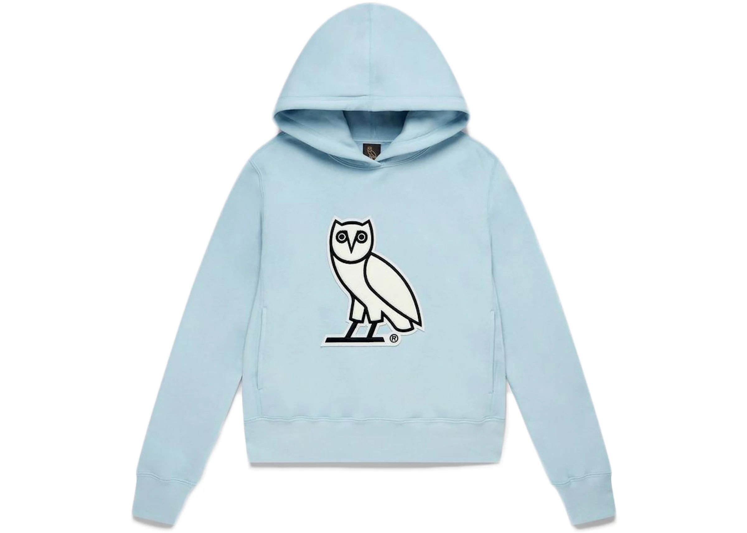 Drake OVO Chenille Womens Hoodie Sky Blue Size M / US 6-8 / IT 42-44 - 1 Thumbnail