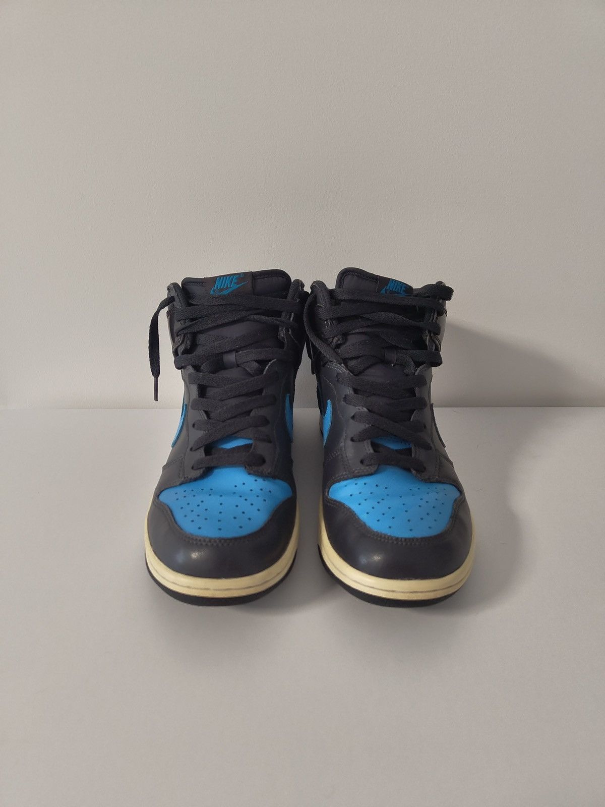 Nike 2010 Nike WMNS Dunk High Anthracite/Orient Blue-White Size US 10.5 / IT 40.5 - 2 Thumbnail