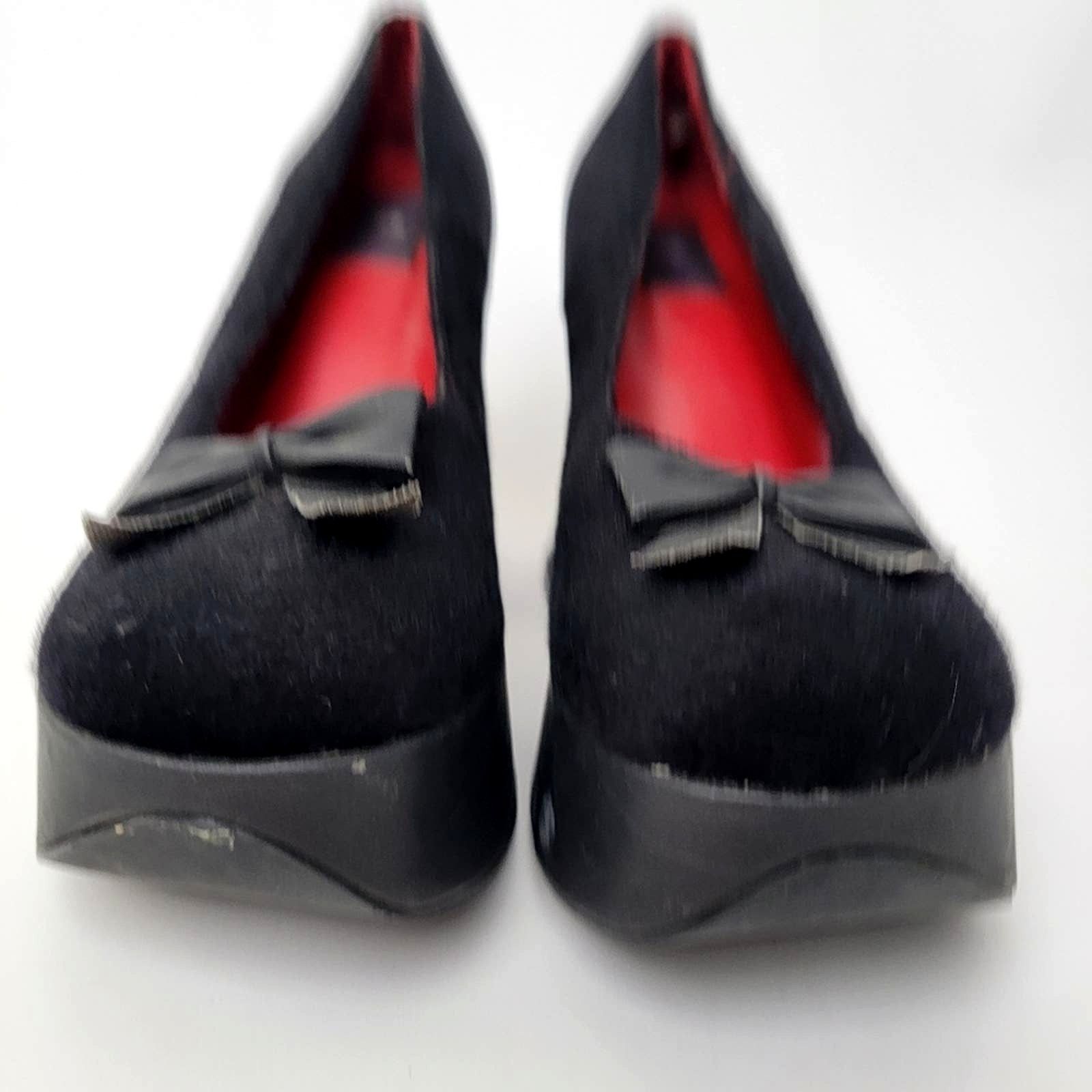 Vintage Vintage 90s Morbid Threads Goth High Heel Platform Shoes Size US 8 / IT 38 - 6 Thumbnail