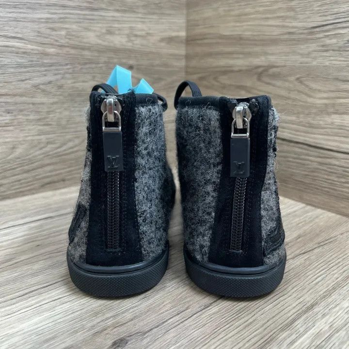 Louis Vuitton Louis Vuitton Felt Sequined High-Top Sneakers -2508 Size US 6 / IT 36 - 4 Thumbnail