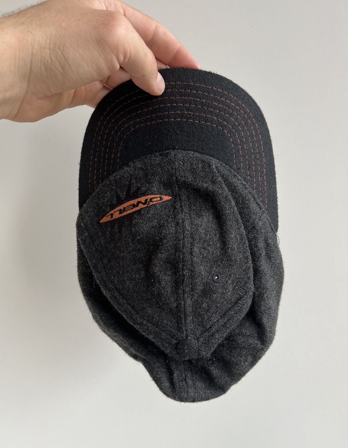 O'Neill × Vintage Vintage Oneill Gray Wool Baseball Cap Surf Hat Size ONE SIZE - 4 Thumbnail