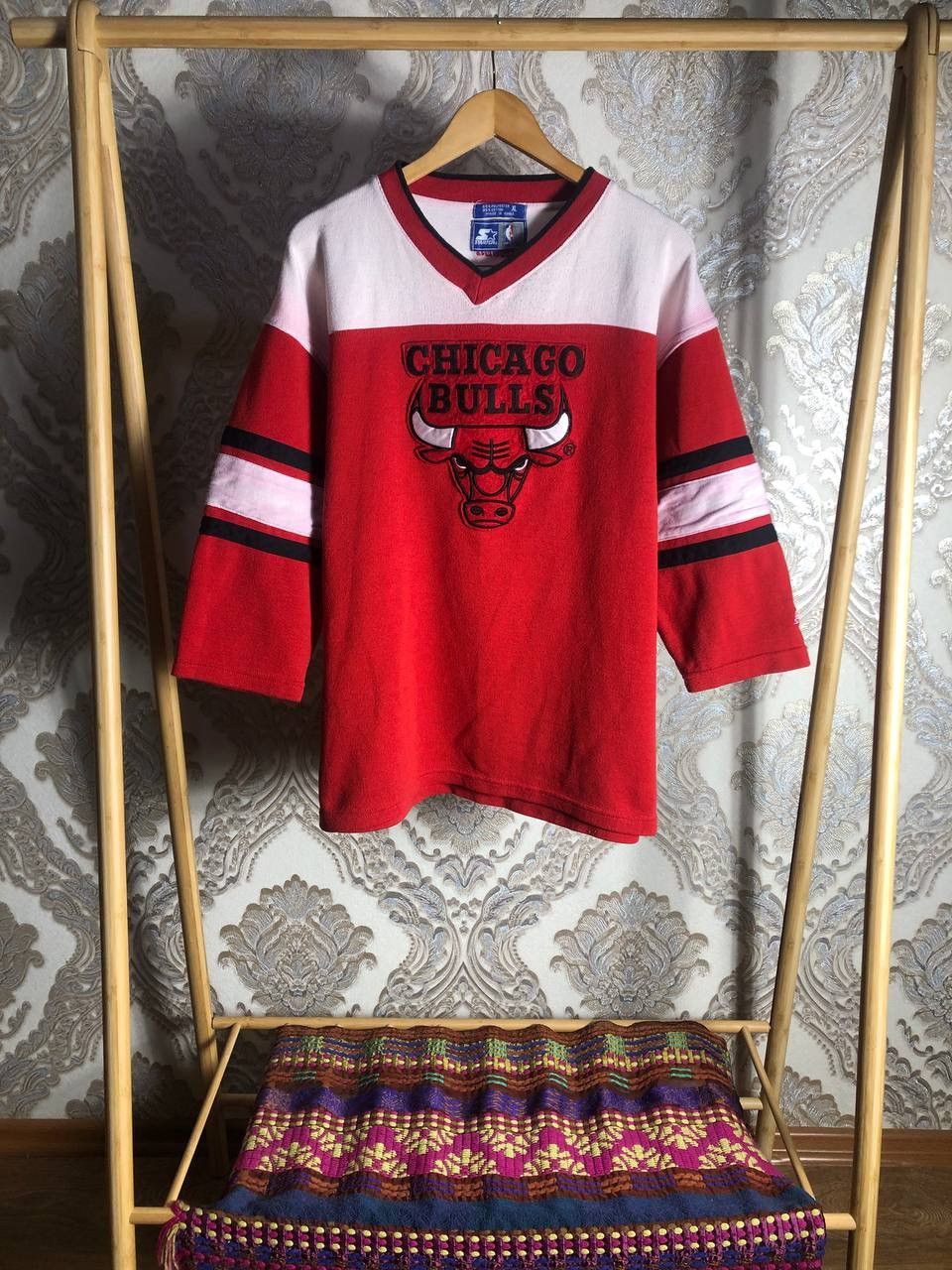 Starter VINTAGE STARTER CHICAGO BULLS RETRO NBA T-SHIRT Y2K 90s USA Size US XL / EU 56 / 4 - 1 Thumbnail