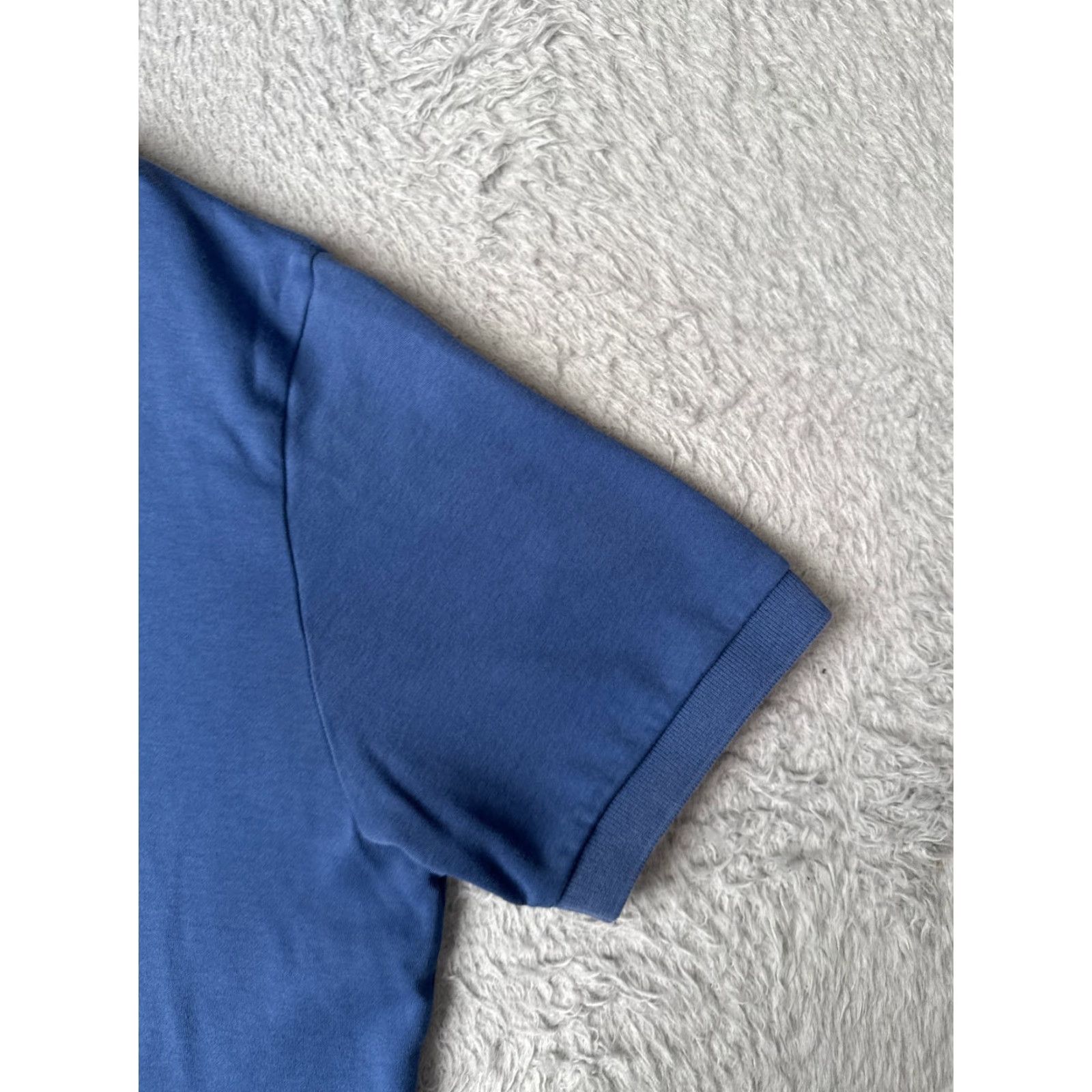 Ralph Lauren VINTAGE Ralph Lauren Polo Shirt Adult Large Blue 100% Cotton Short Sleeve Polo Mens Note: keep to original words only; must not add extraneous terms. Size US L / EU 52-54 / 3 - 2 Thumbnail