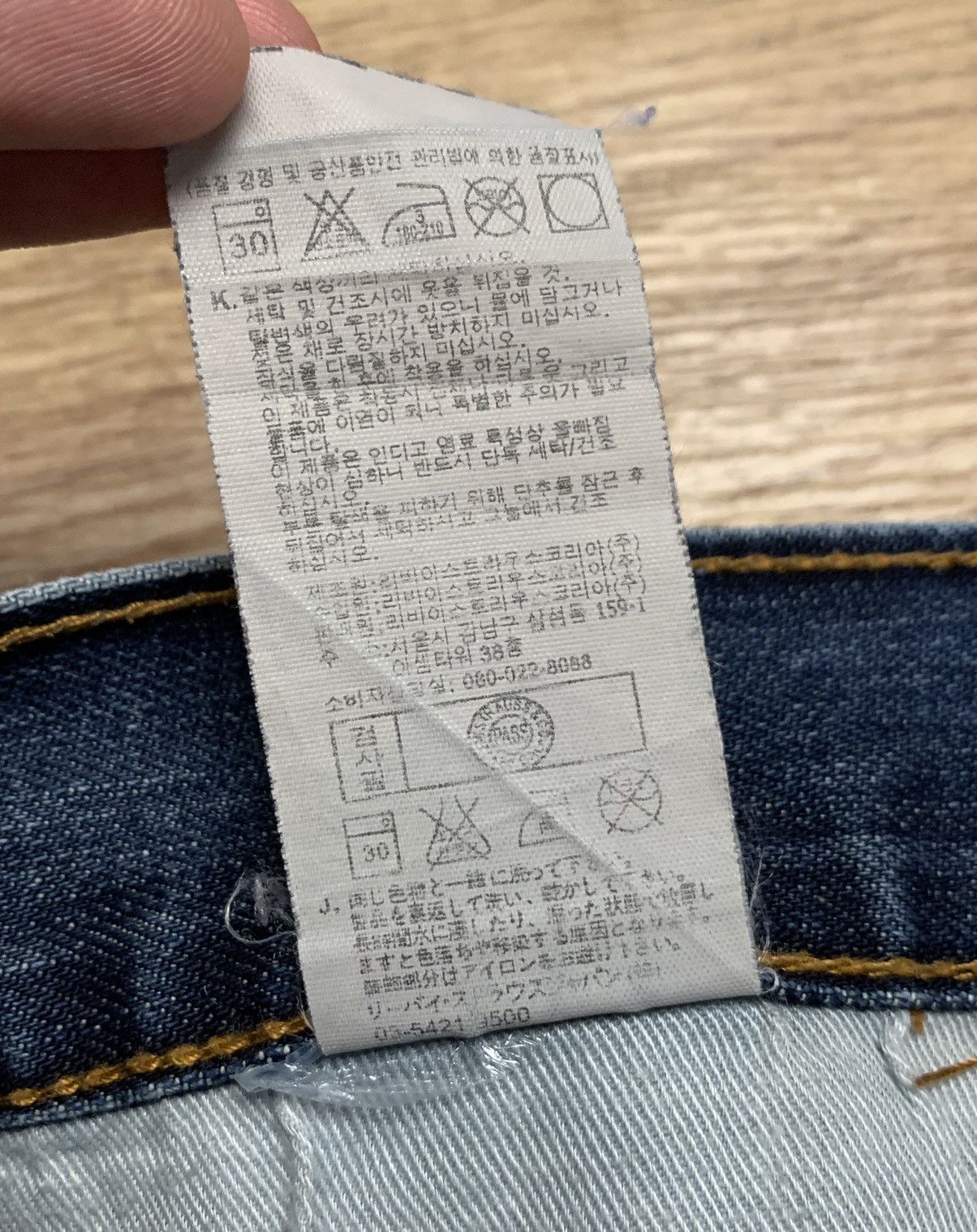 Japanese Brand × Levi's Levi’s V23 Asian Denim Blue Distressed Jeans FCL16B Size US 36 / EU 52 - 5 Thumbnail