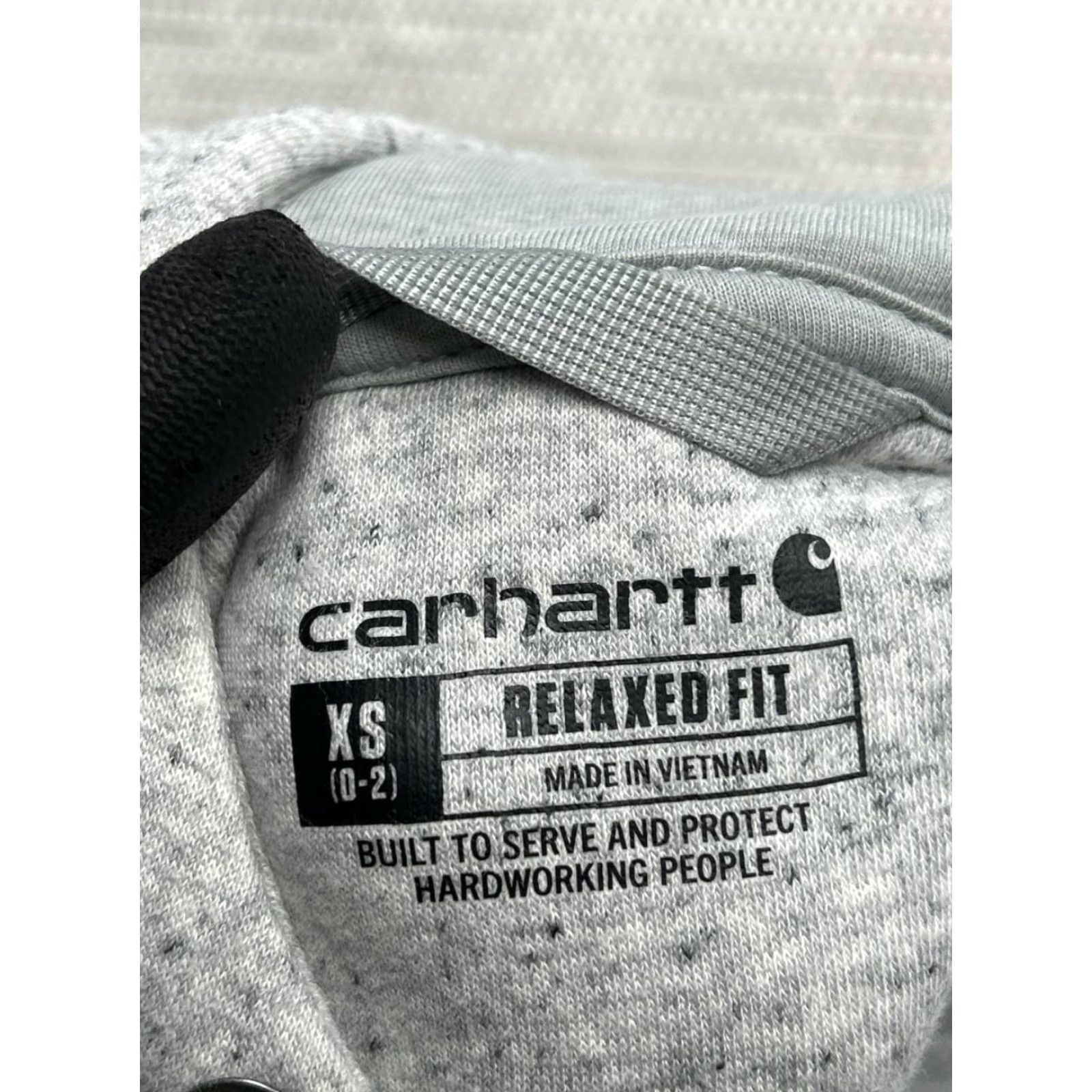 Carhartt Carhartt Clarksburg Full Zip Sweatshirt Womens XS Gray Cotton Hooded Relaxed Fit Size XS / US 0-2 / IT 36-38 - 6 Thumbnail