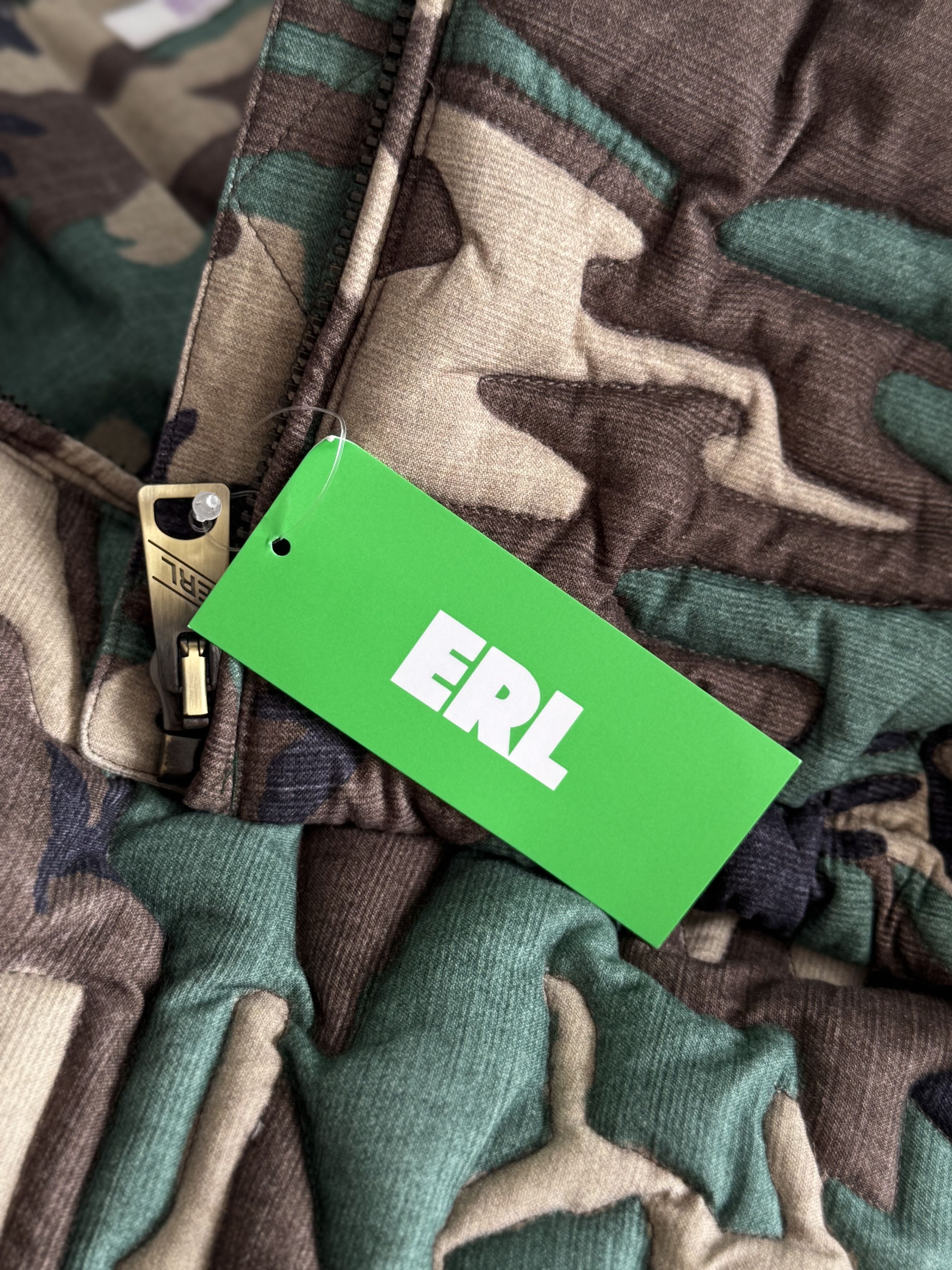 ERL ERL Camouflage Quilted Down Jacket | Size S Size US S / EU 44-46 / 1 - 8 Thumbnail