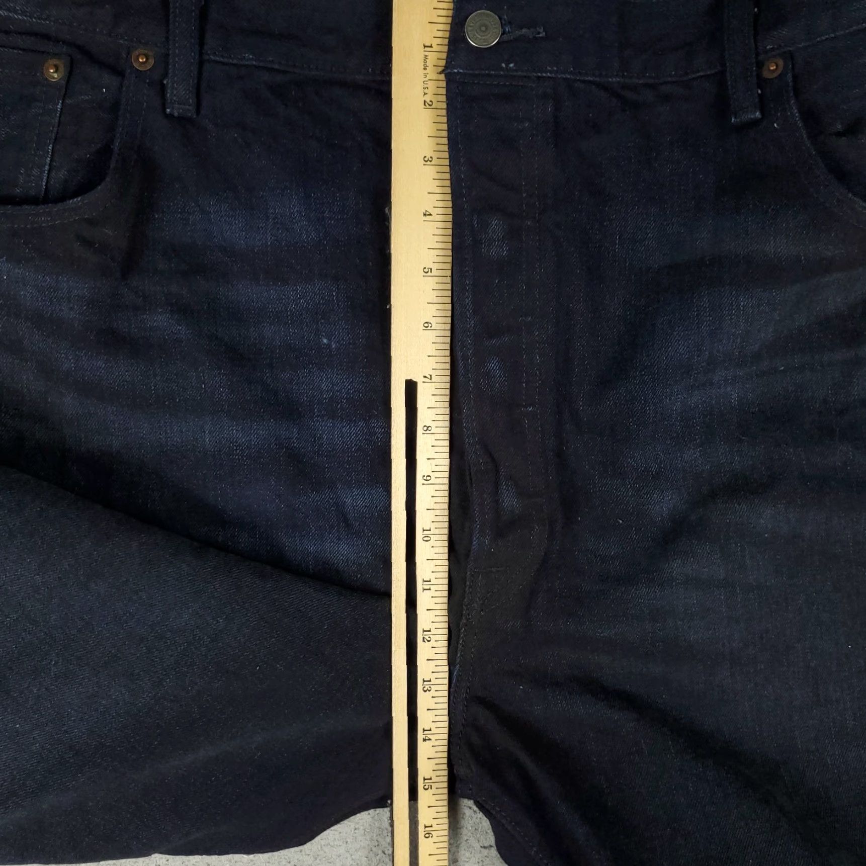 Levi's Levi's 501 Jeans Mens Regular Blue Denim Button Fly Straight Leg 44x32 Pants Size US 44 / EU 60 - 5 Thumbnail